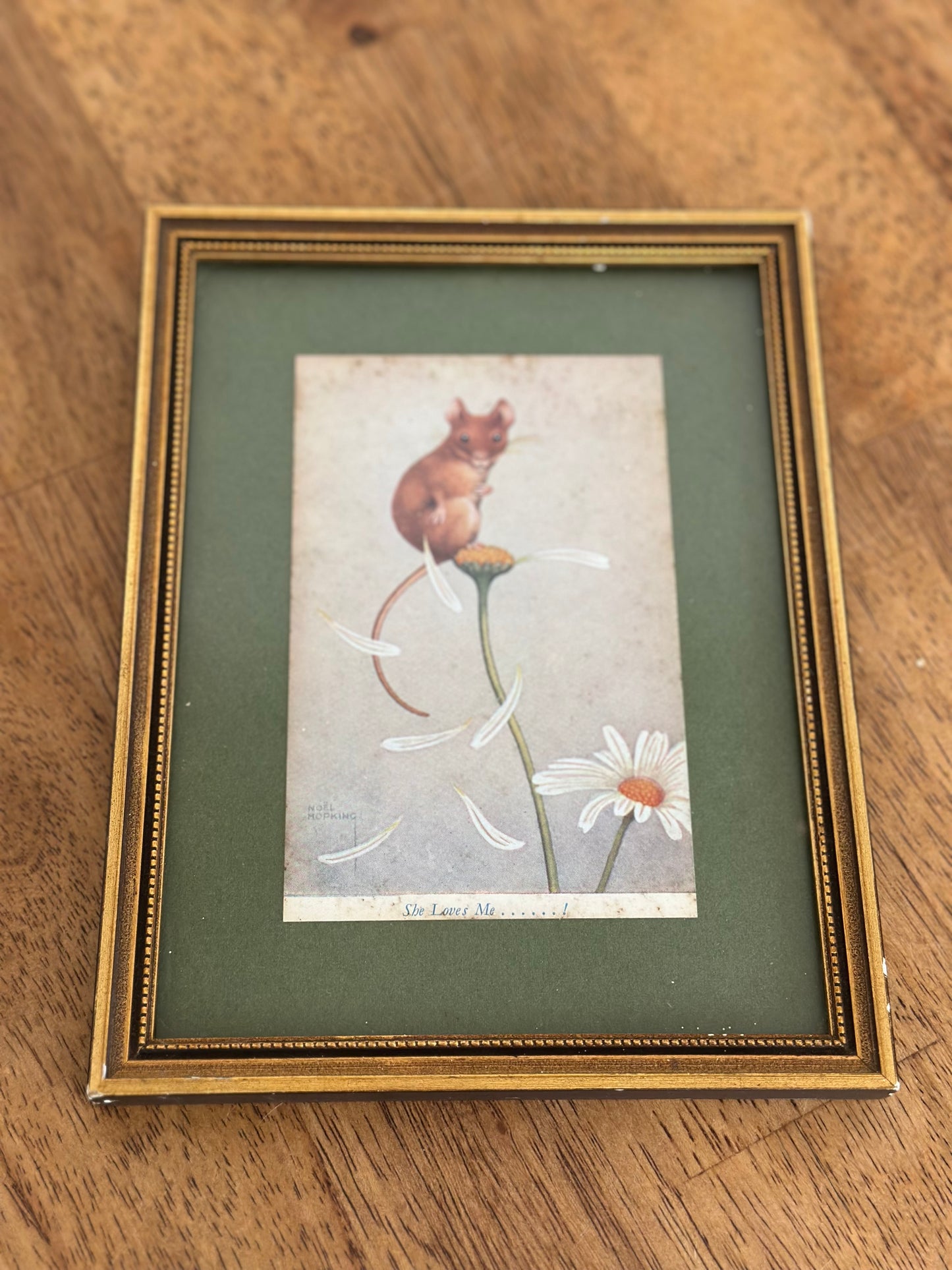 Vintage Mouse Framed Art