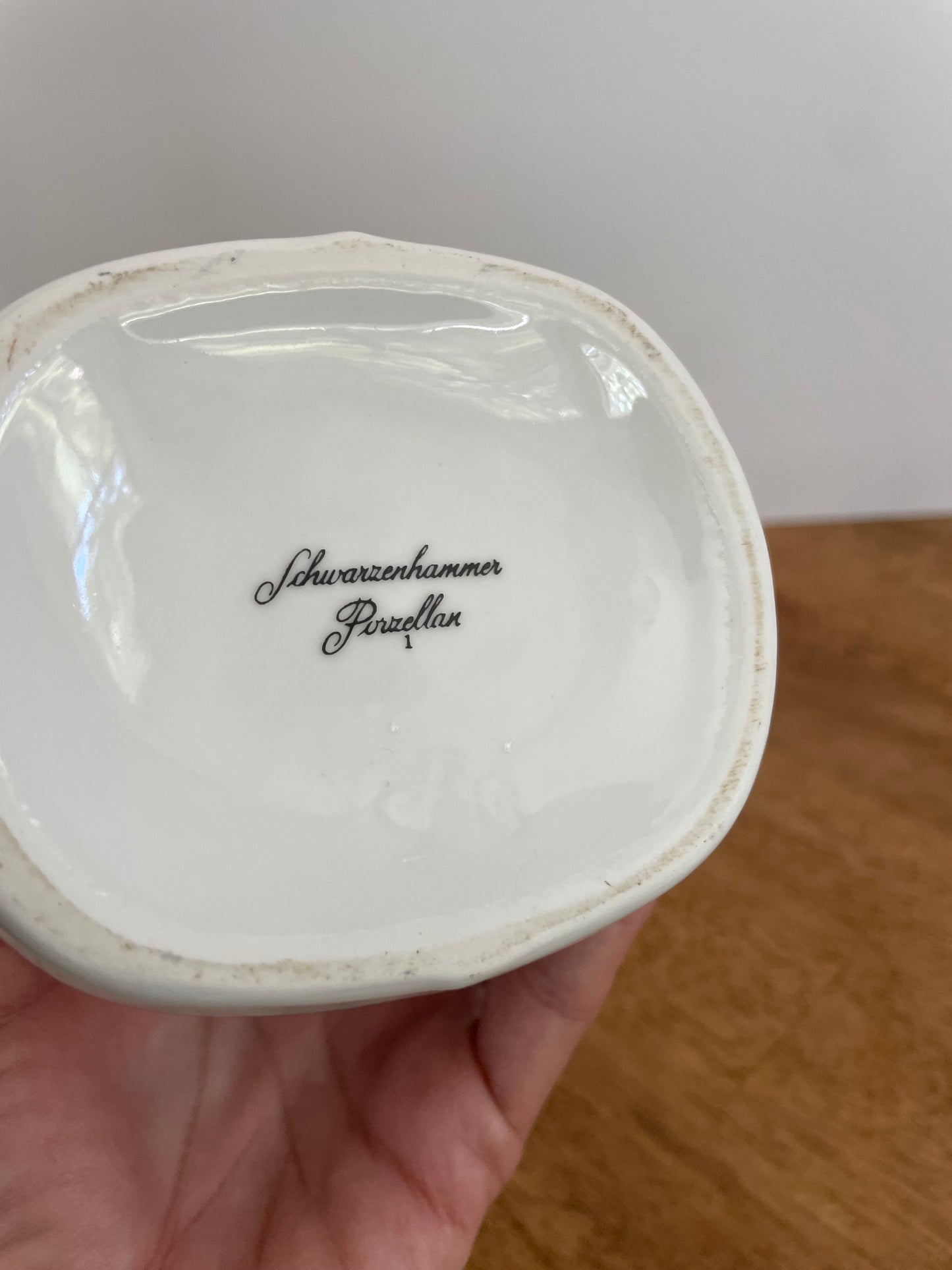 Vintage Schwarzenhammer Porcelain Bottle
