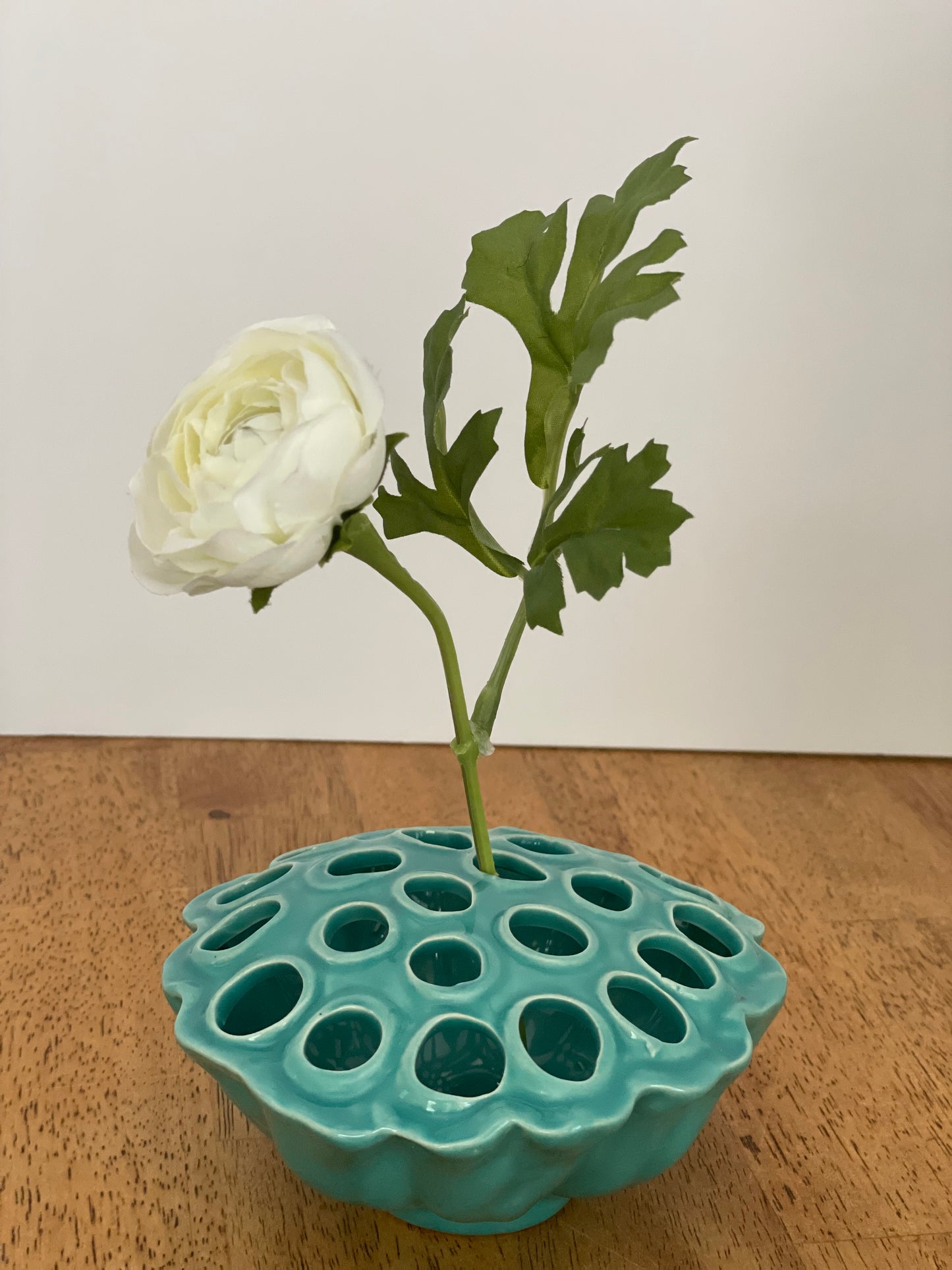 Celadon Pottery Flower Frog