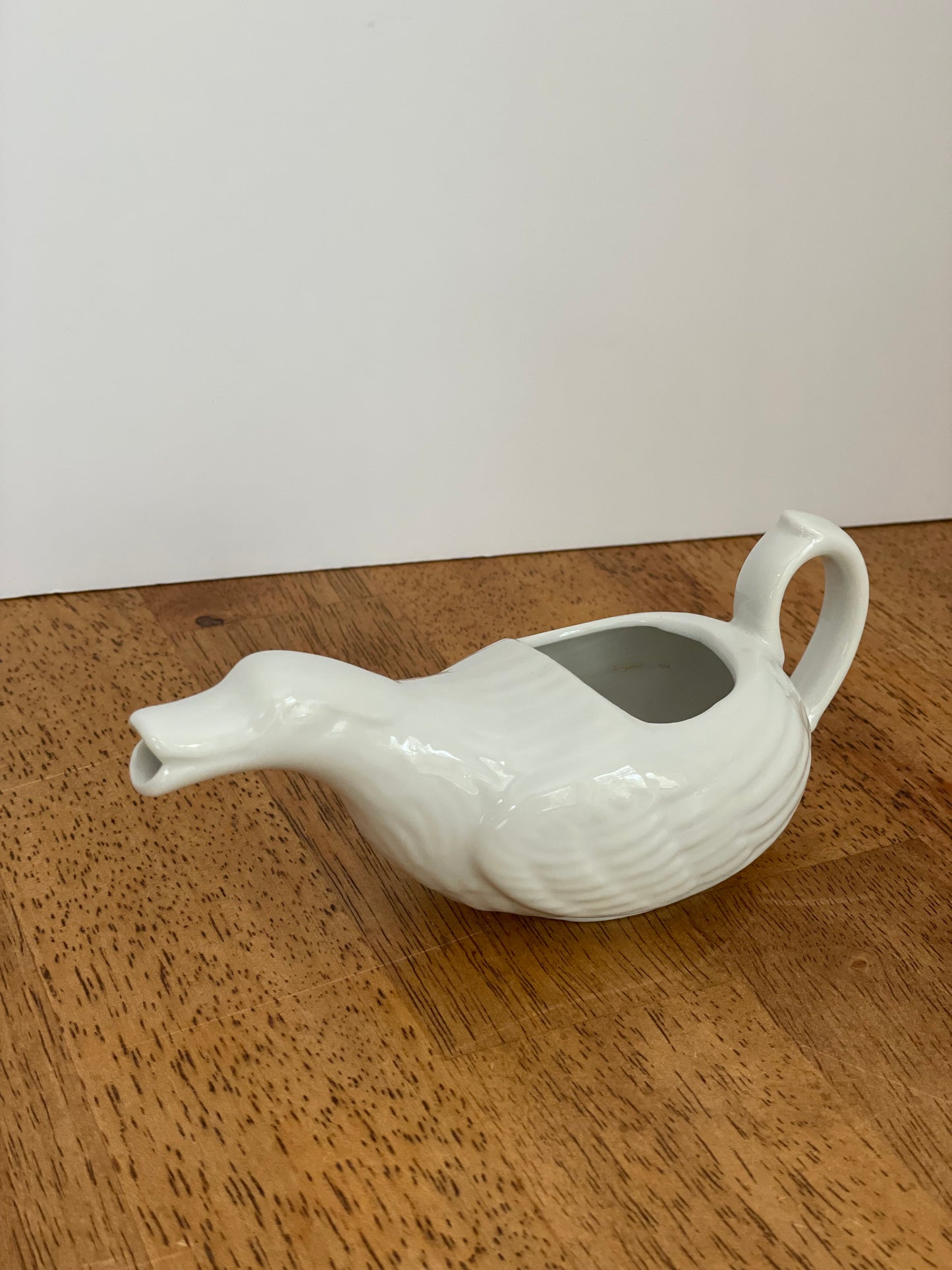 Vintage Pillivuyt Duck Gravy Boat/Creamer