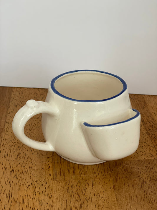Blue & White Tea Mug