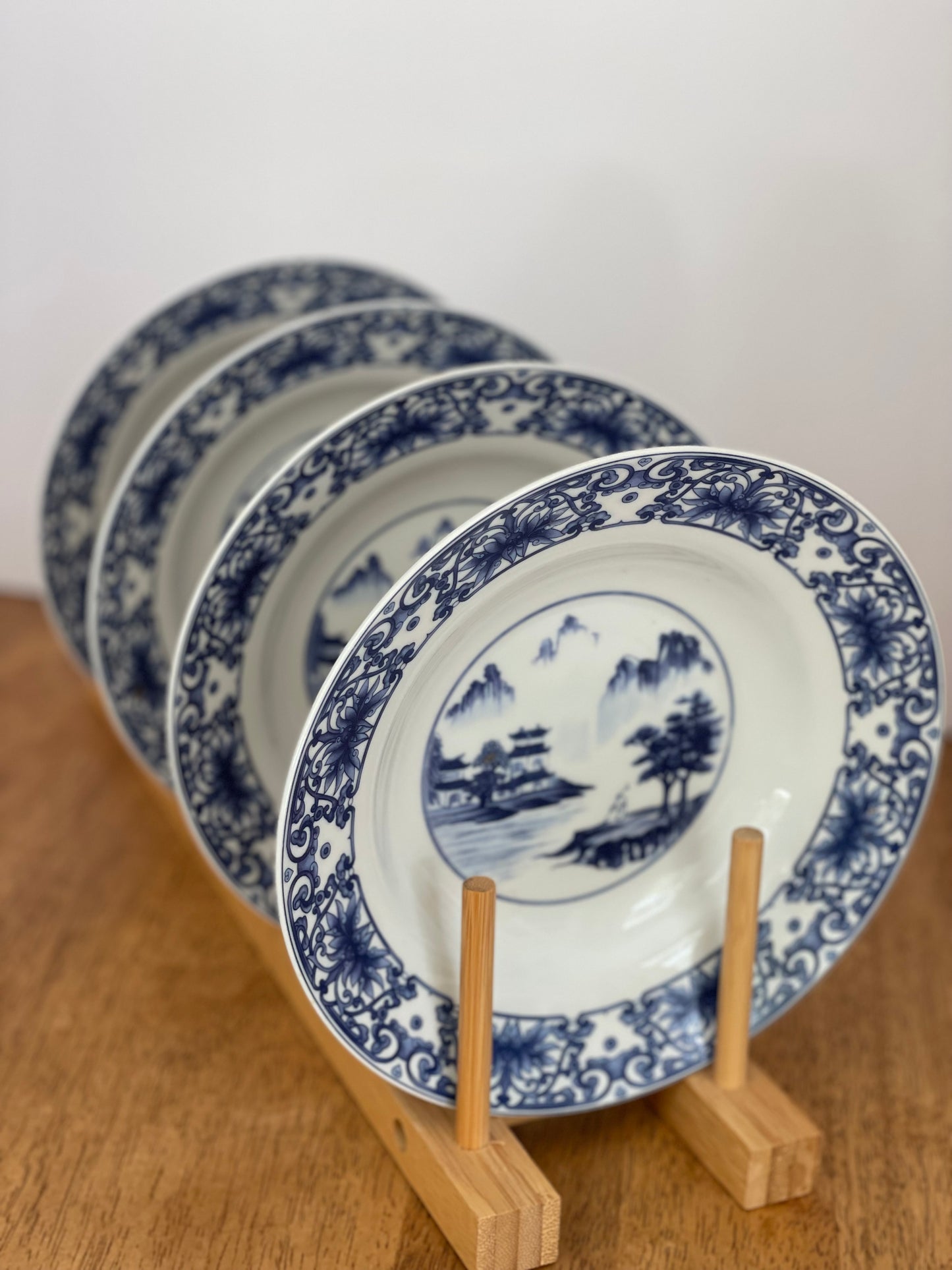 Canton Blue Coupe Soup Bowl (4)