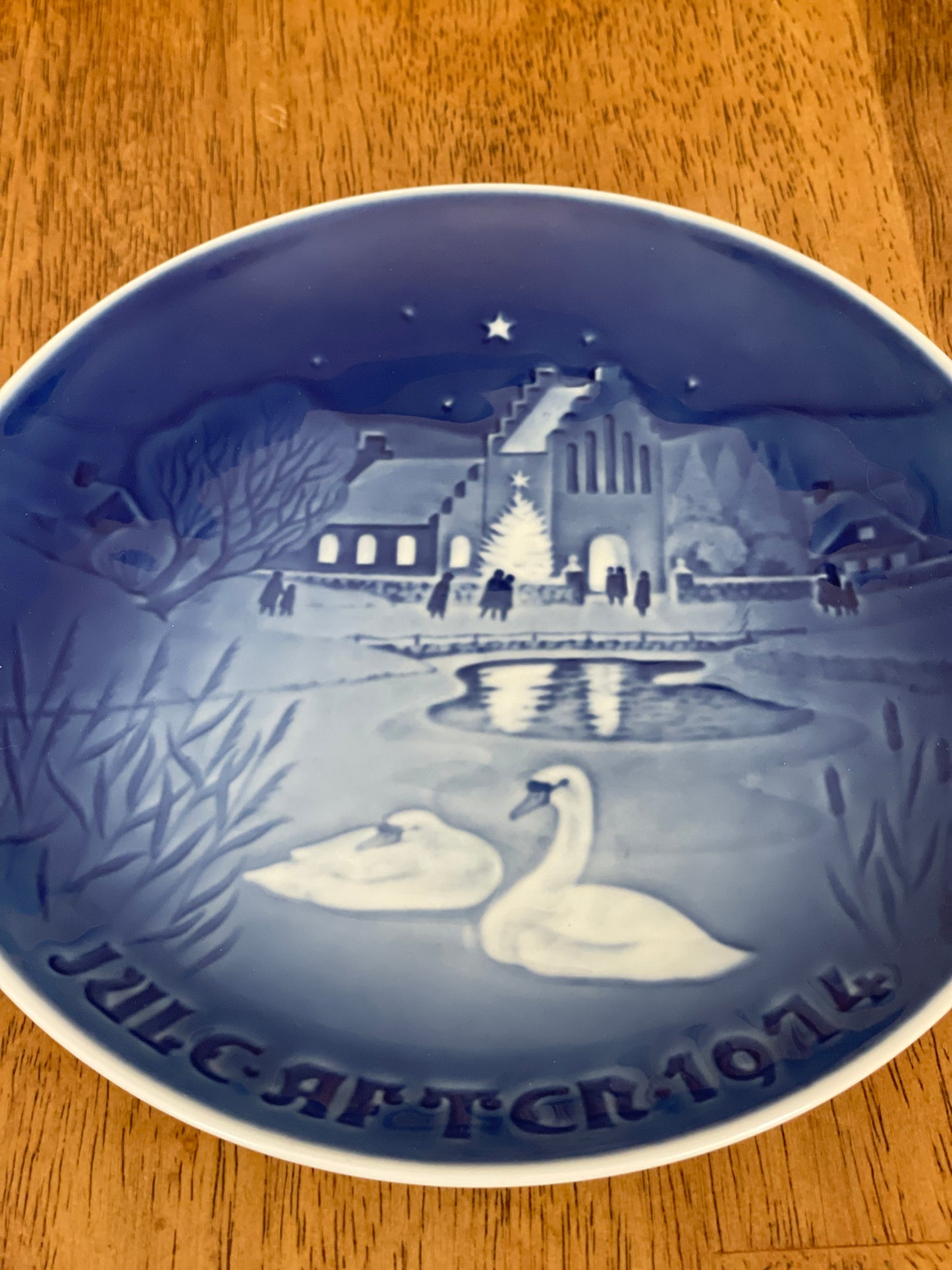 Vintage Bing & Grondahl Blue & White Porcelain Plates (5)