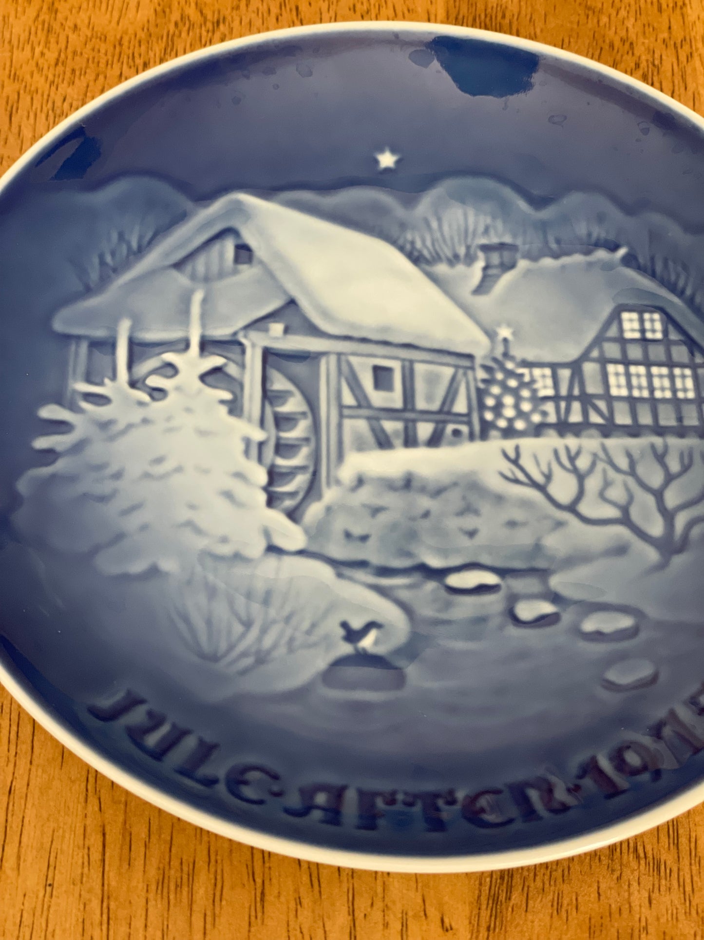 Vintage Bing & Grondahl Blue & White Porcelain Plates (5)