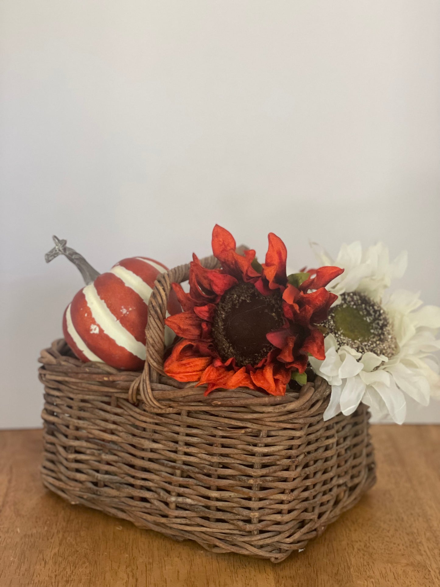 Wicker Utensil Basket