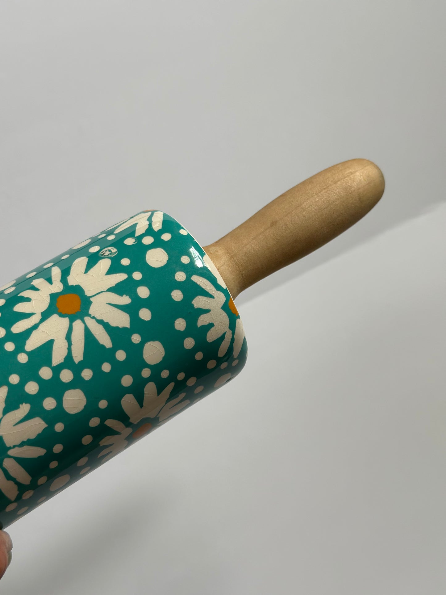 The Pioneer Woman Ceramic Rolling Pin "Flea Market Floral"
