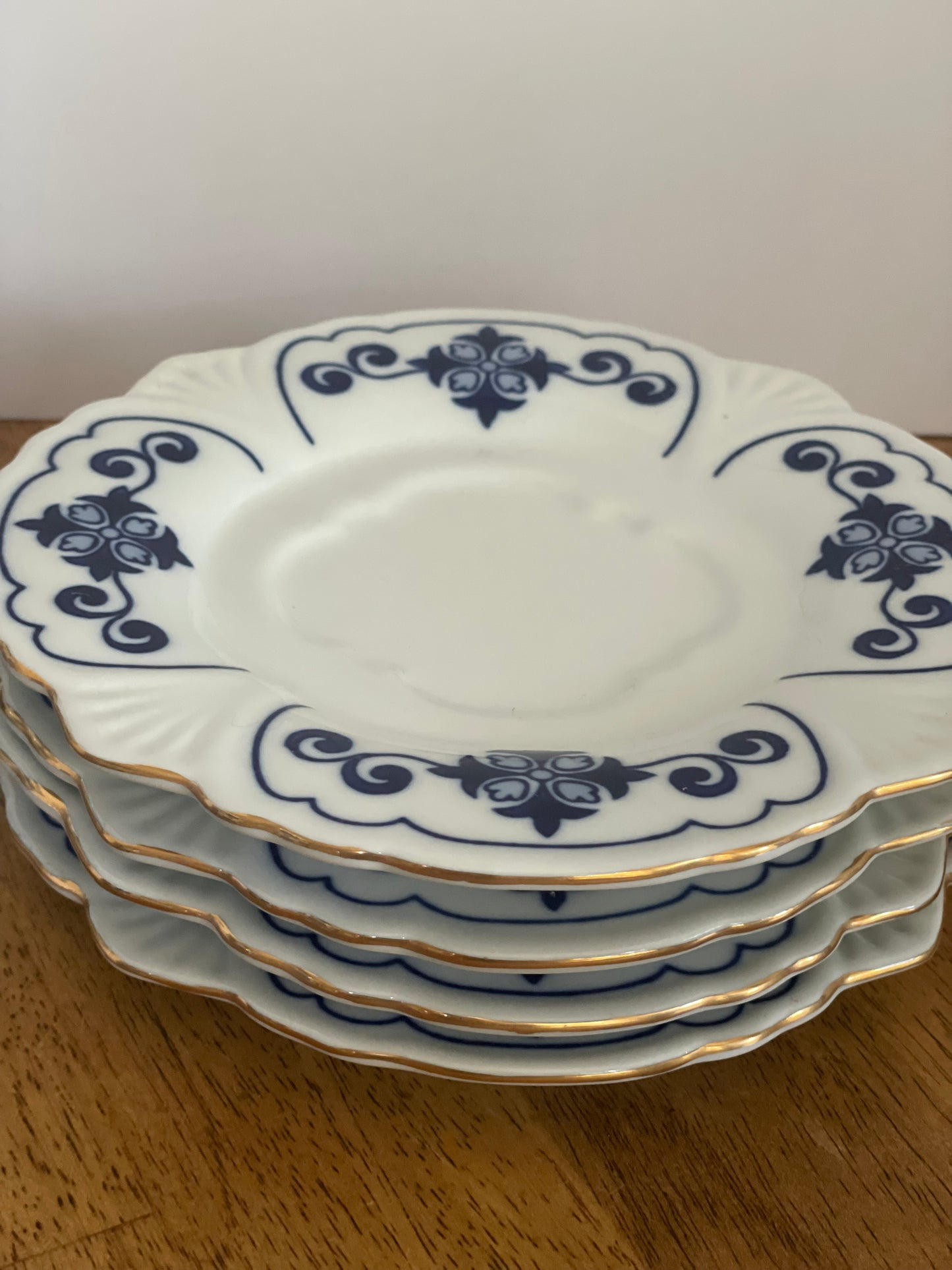 Bombay Blue & White Tea Cup and Saucer Set
