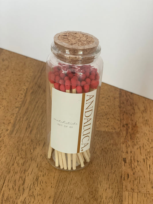 Andaluca 4" Matches In Bottle