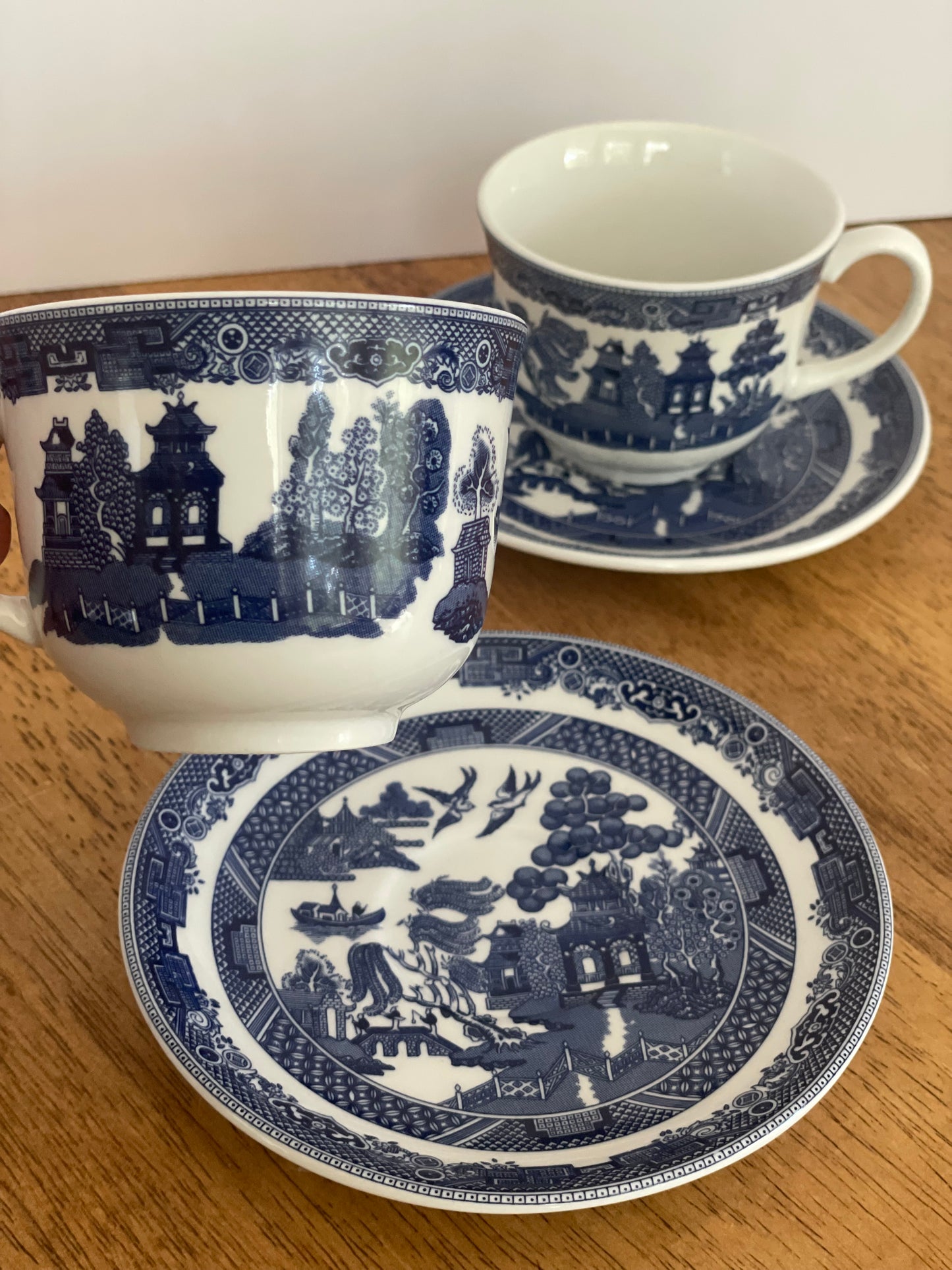 Johnston Brothers Blue Willow Tea Cup & Saucer Set