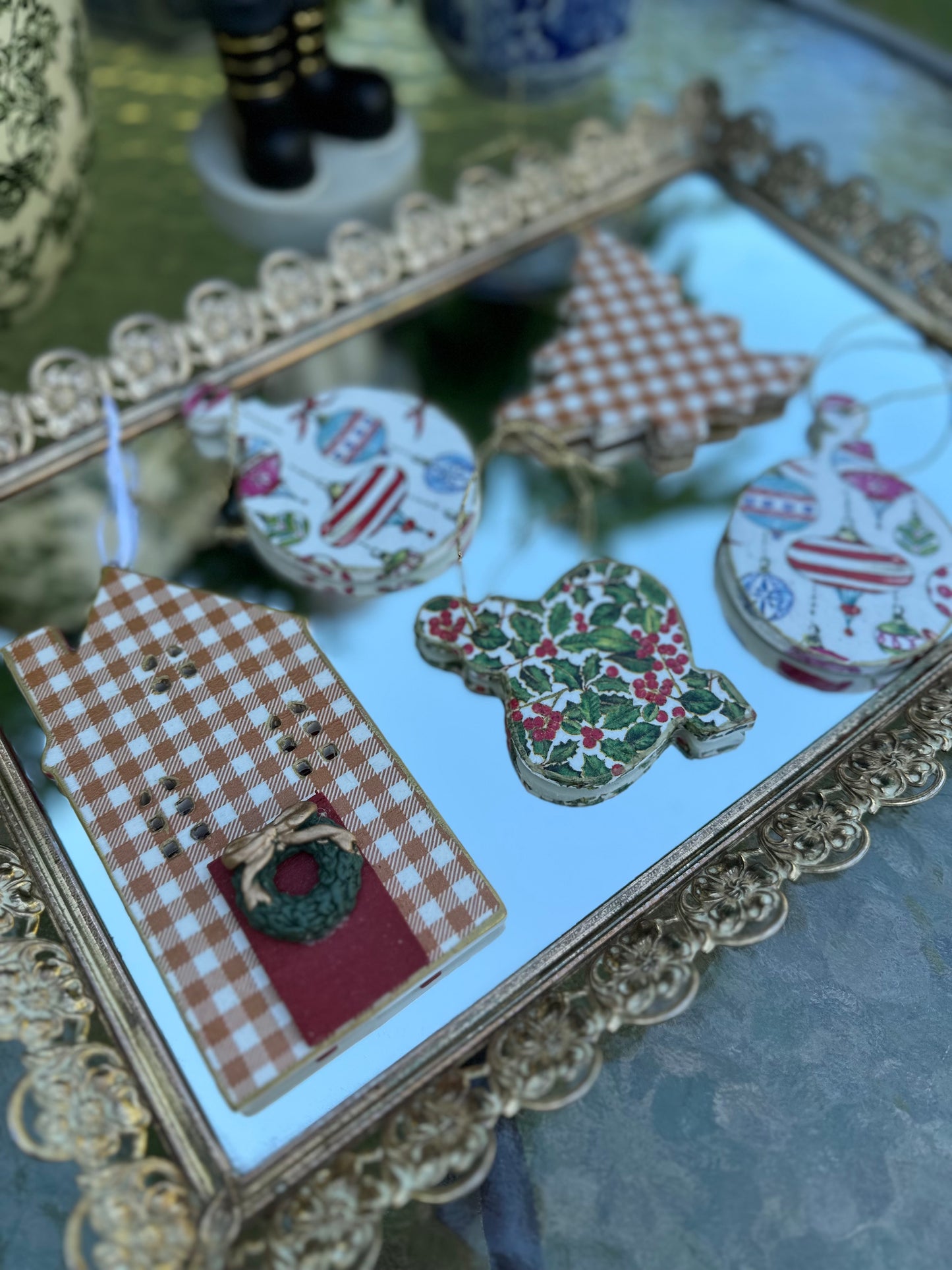 Handmade Christmas Ornament Assortment (5)