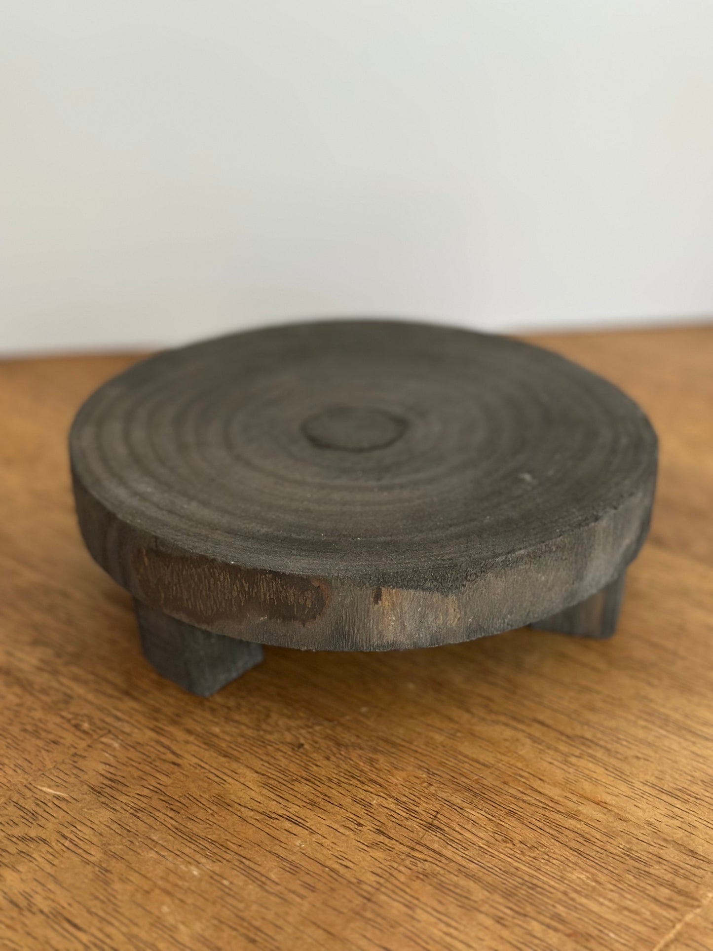 7" Brown Wood Riser