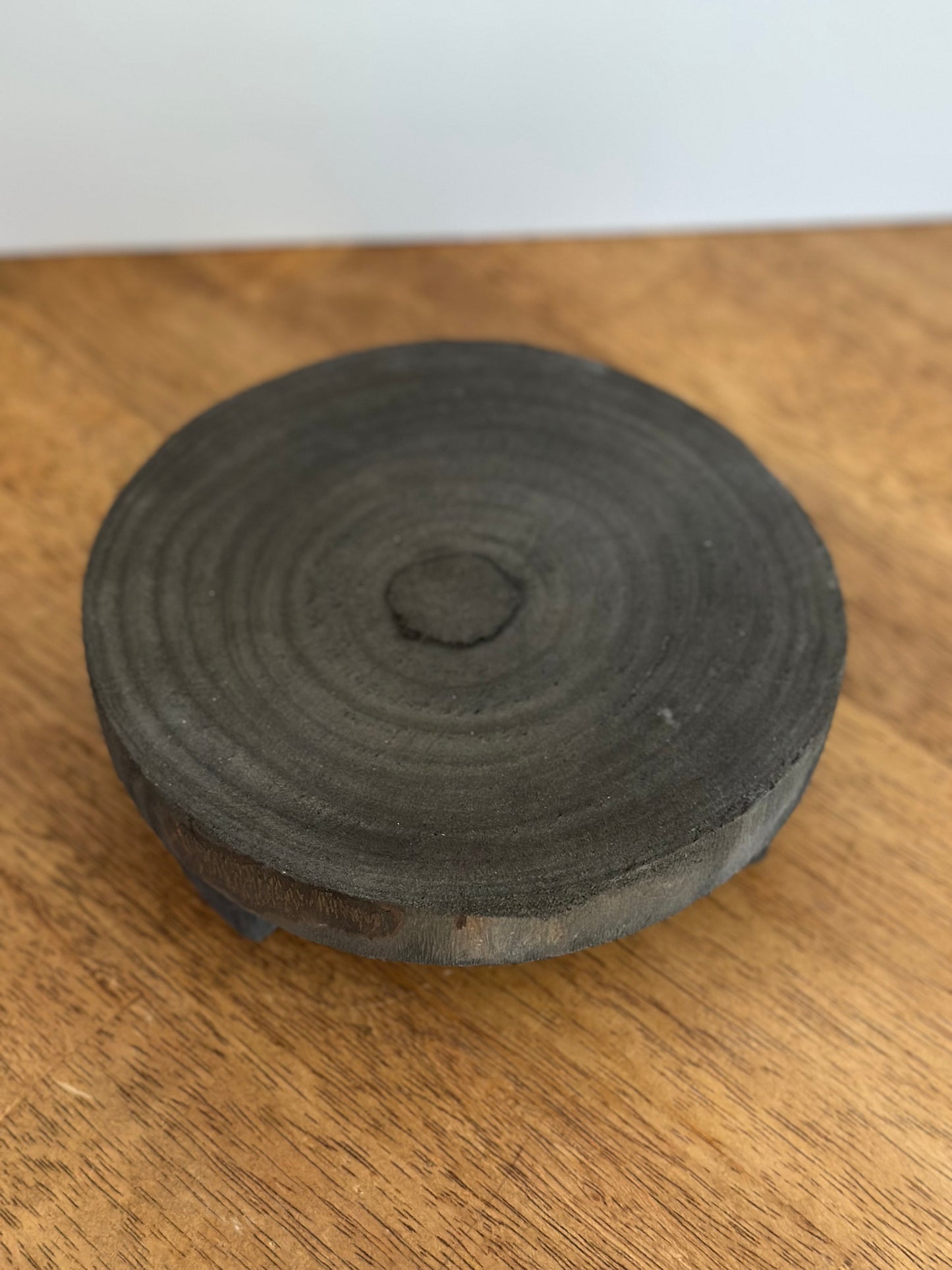 7" Brown Wood Riser