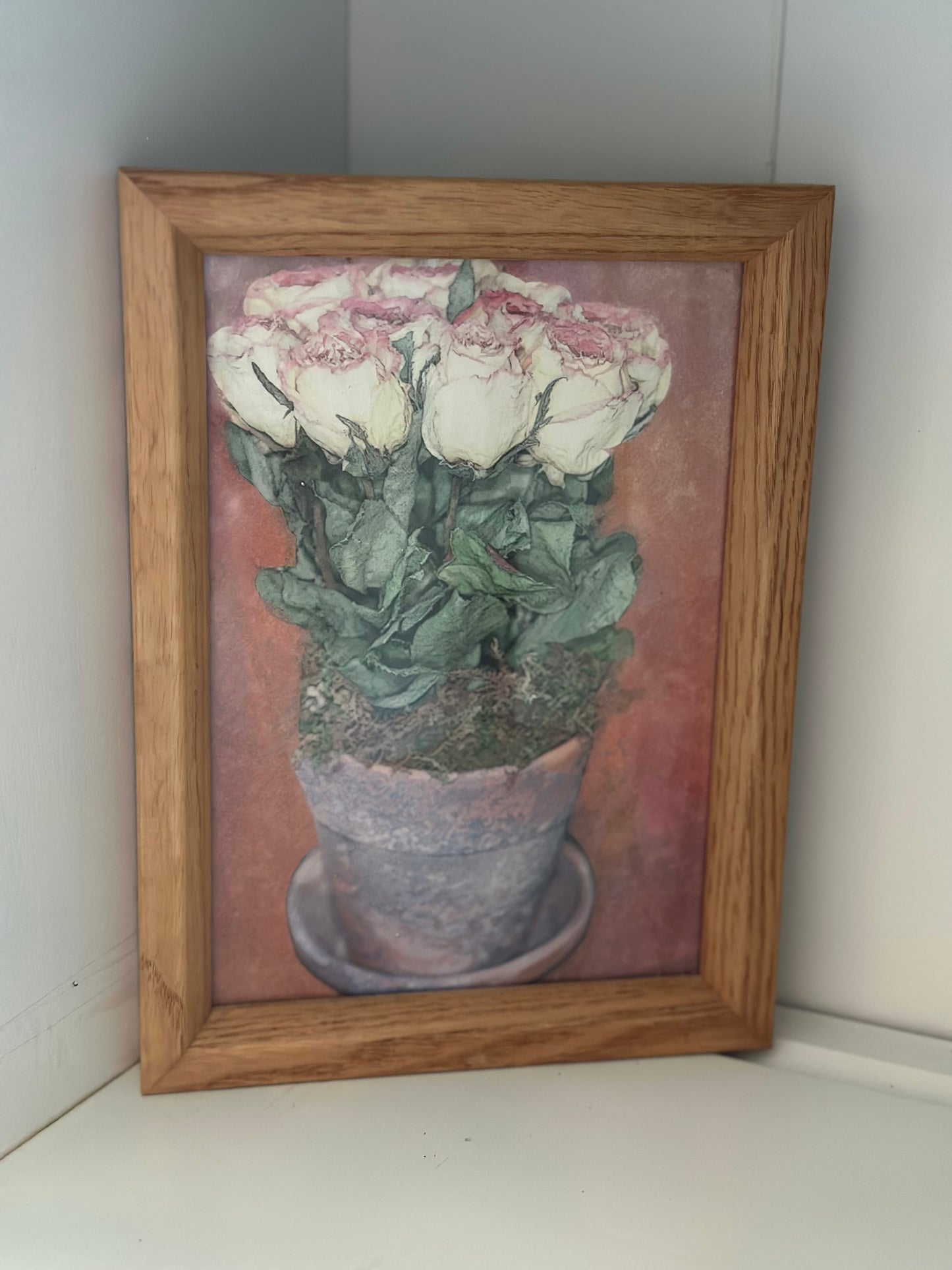 Framed Bouquet of Roses Artwork