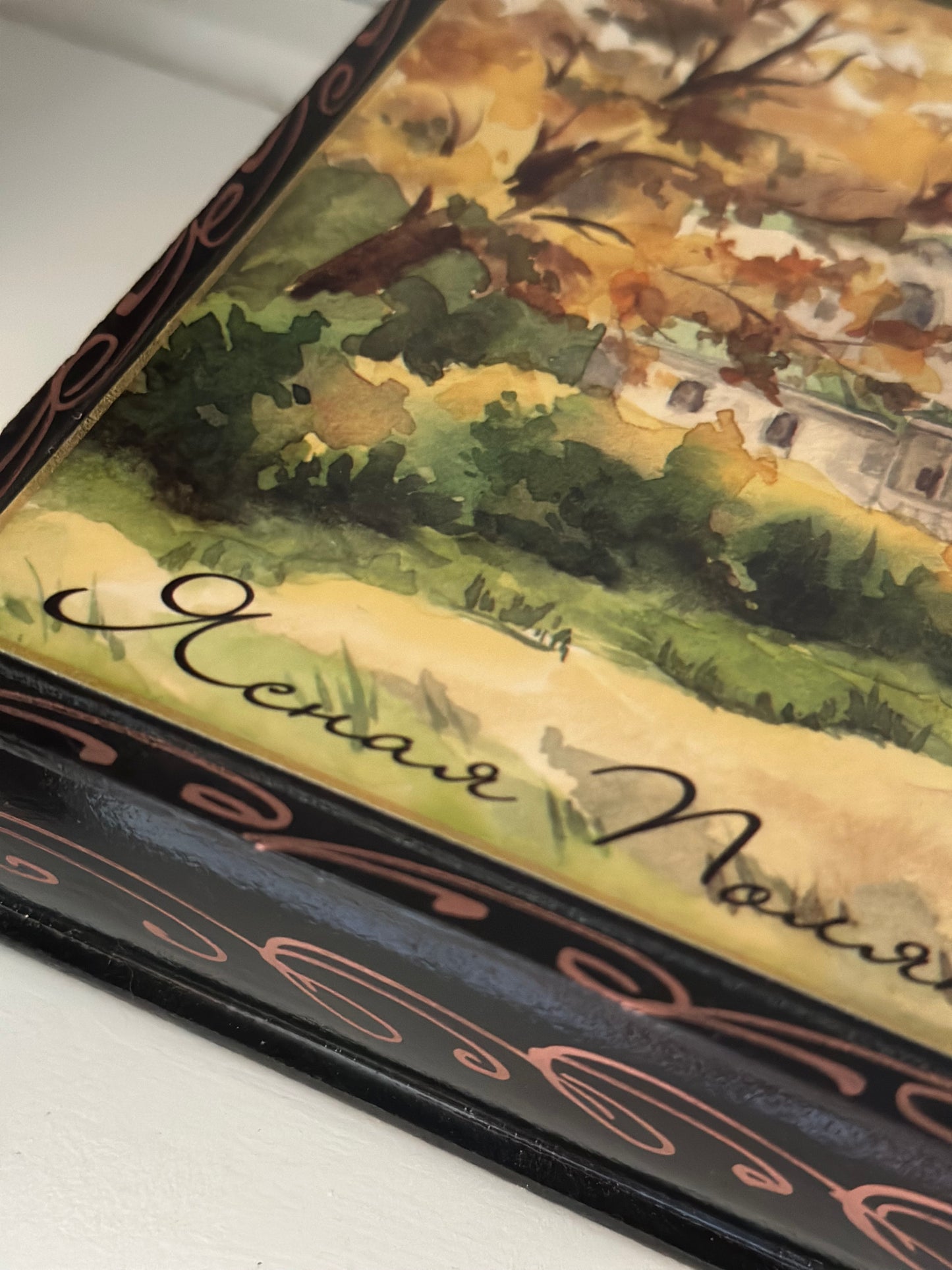 Decorative Lacquered Wooden Storage Box