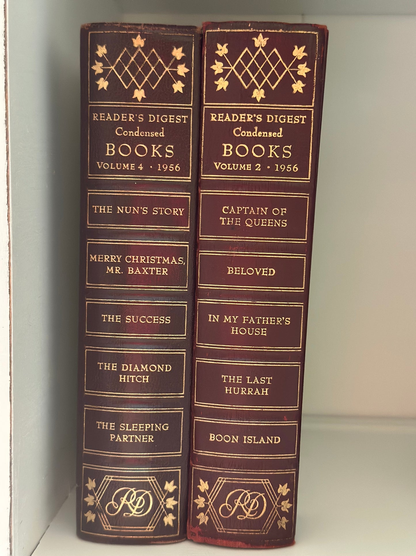 Vintage Readers Digest Condensed Books Set (2)