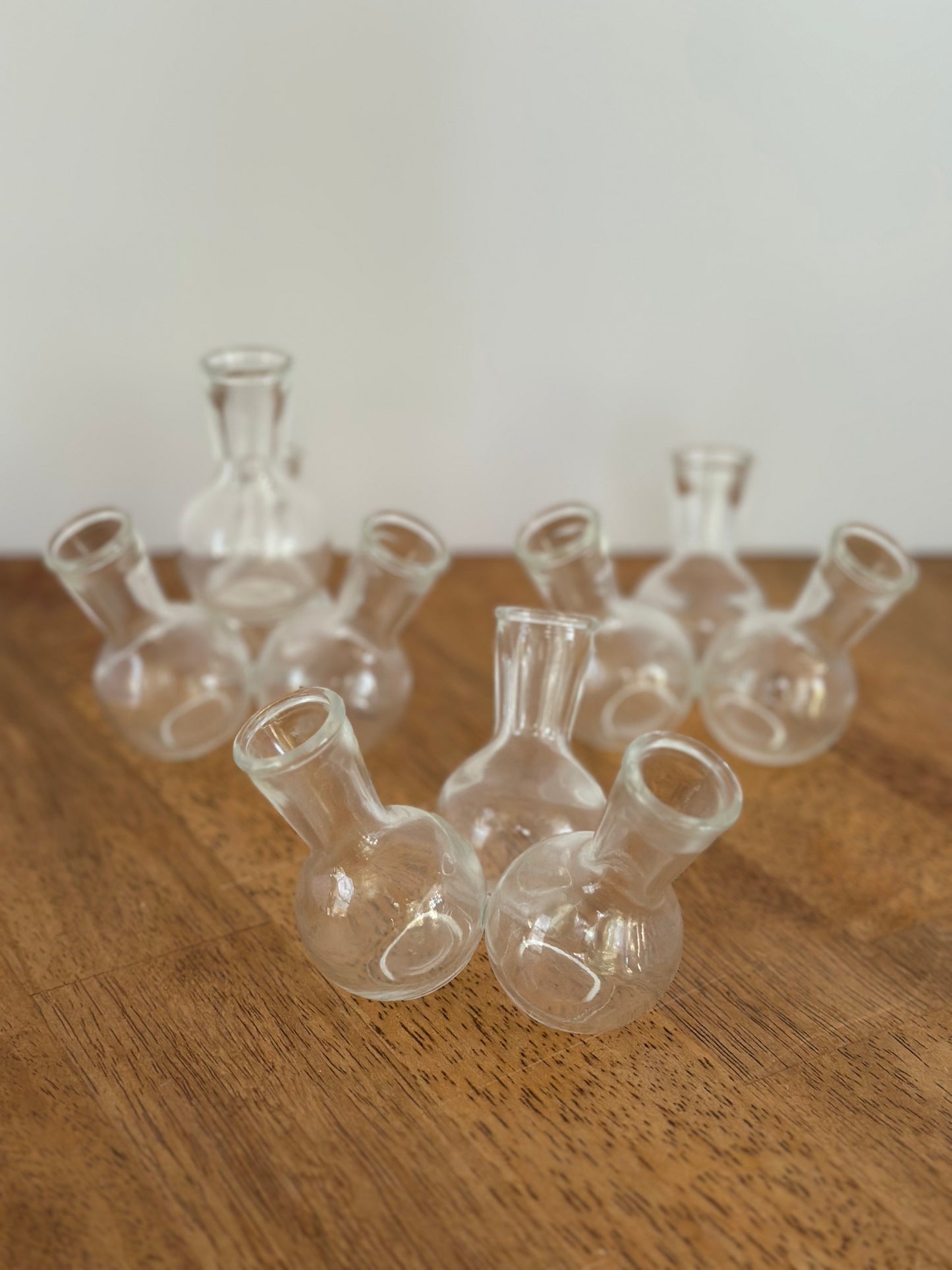 Vintage glass 10 Cluster Bud Vase Propagation
