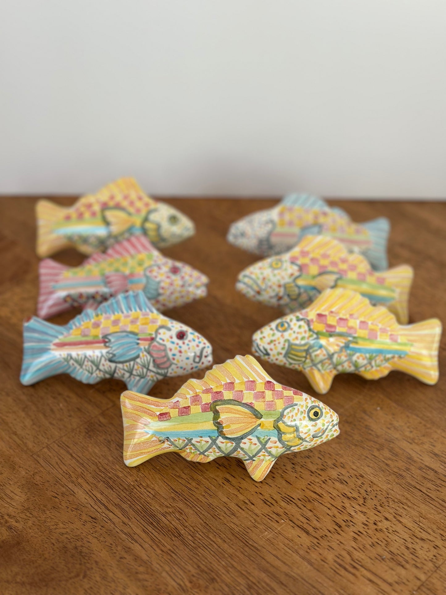 Mackenzie Childs Fish Story Drawer Pulls (7)