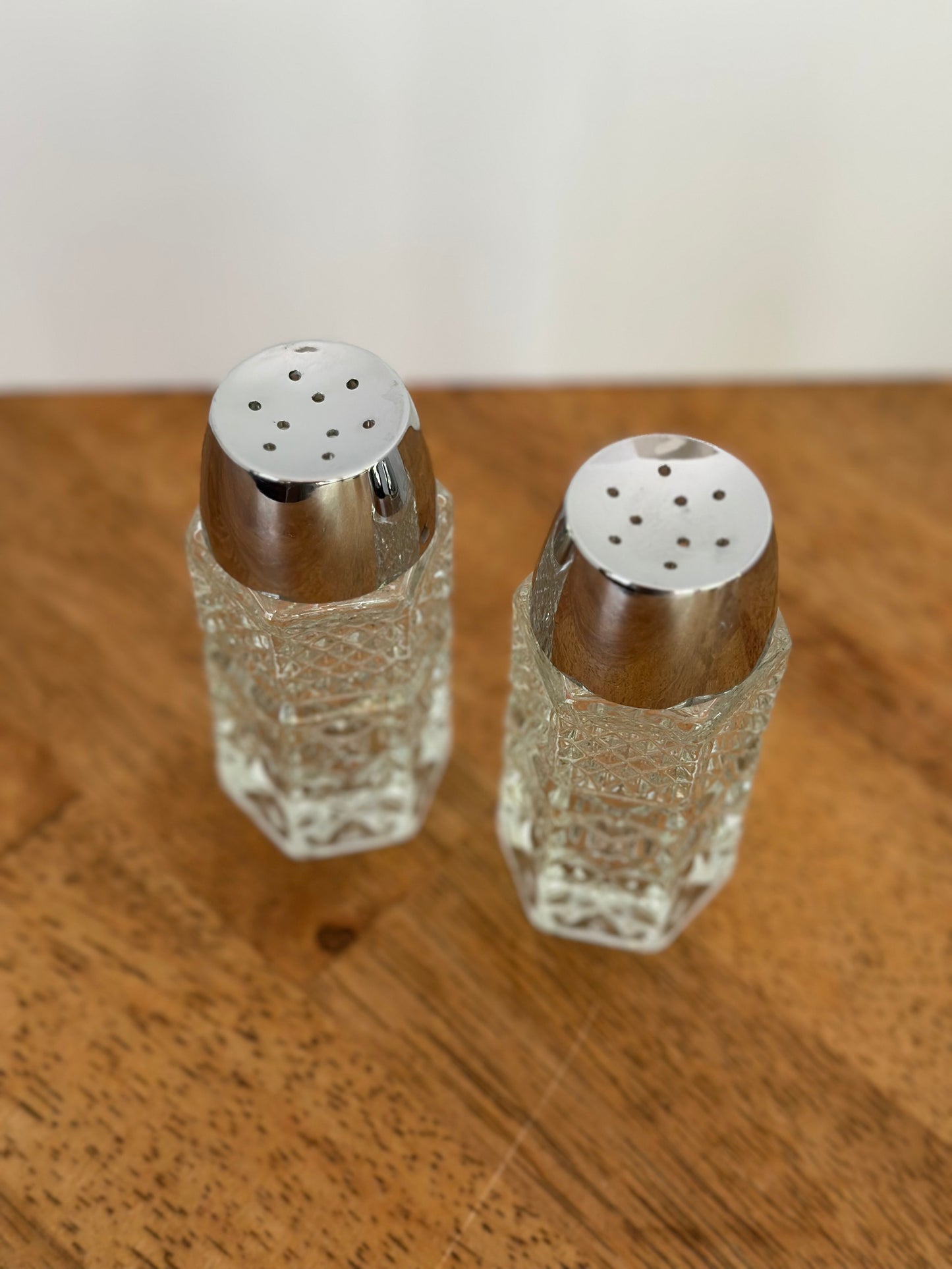Vintage Anchor Hocking Wexford Salt & Pepper Shakers