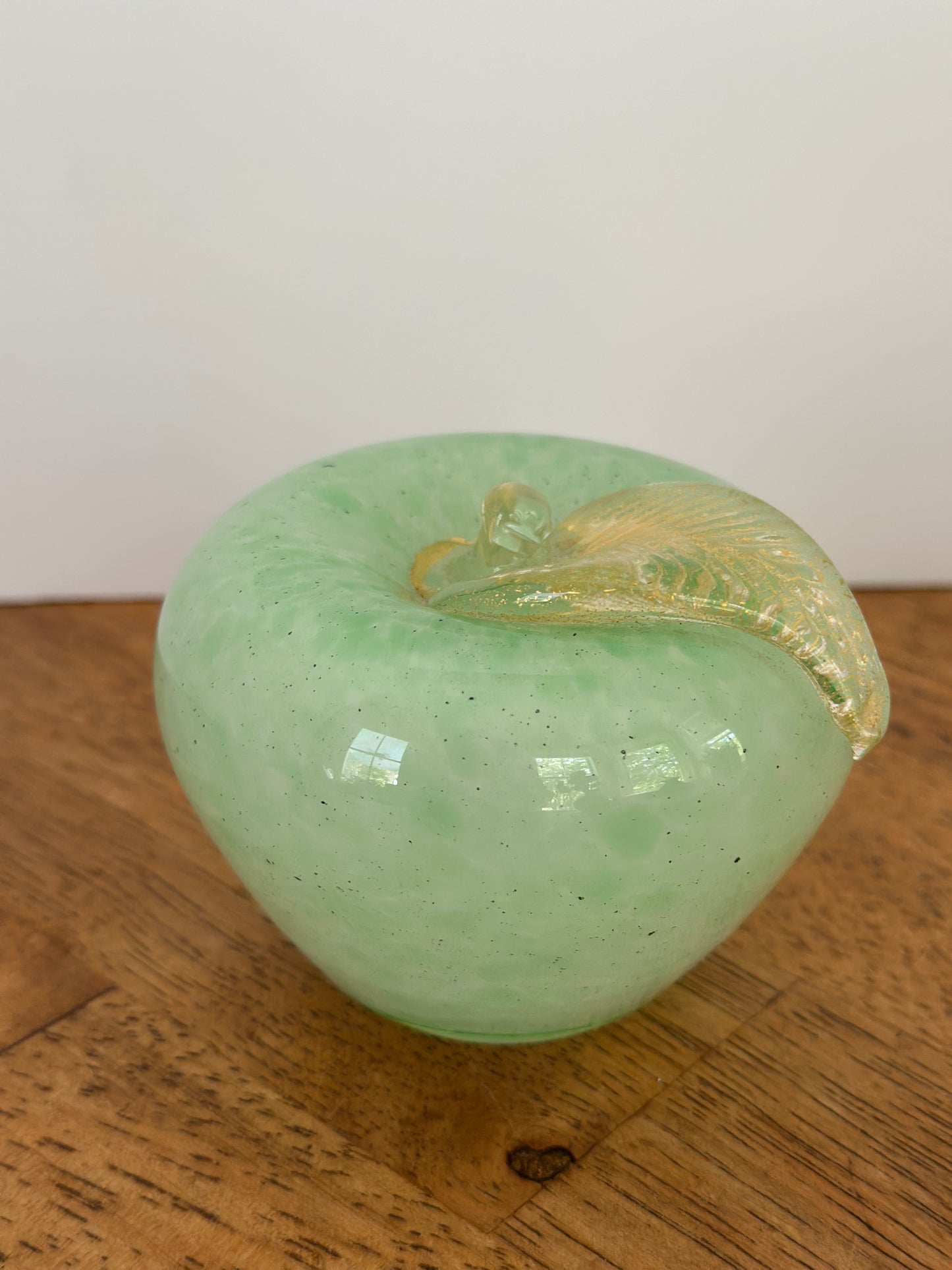 Vintage Murano Apple Paperweight