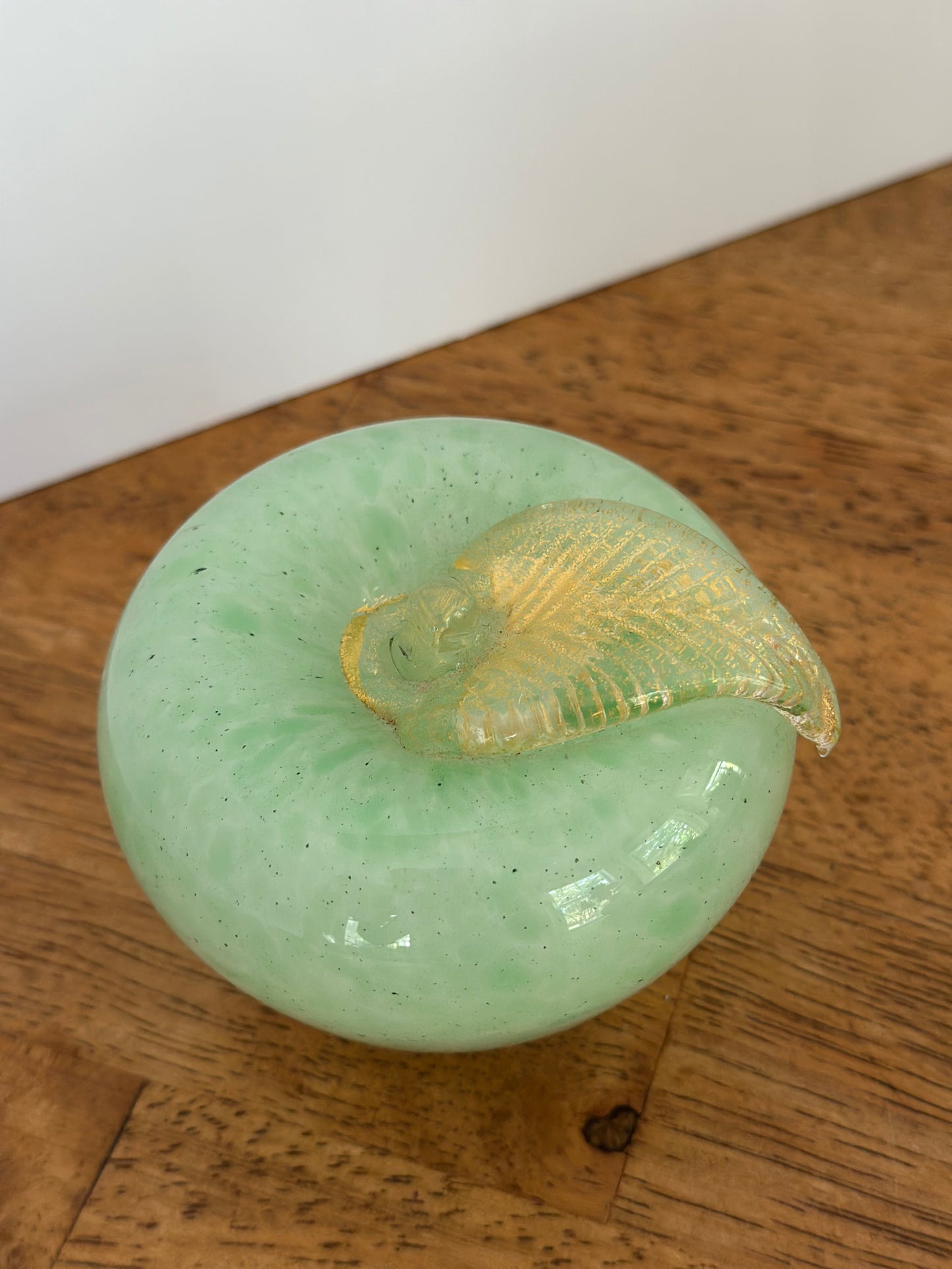 Vintage Murano Apple Paperweight