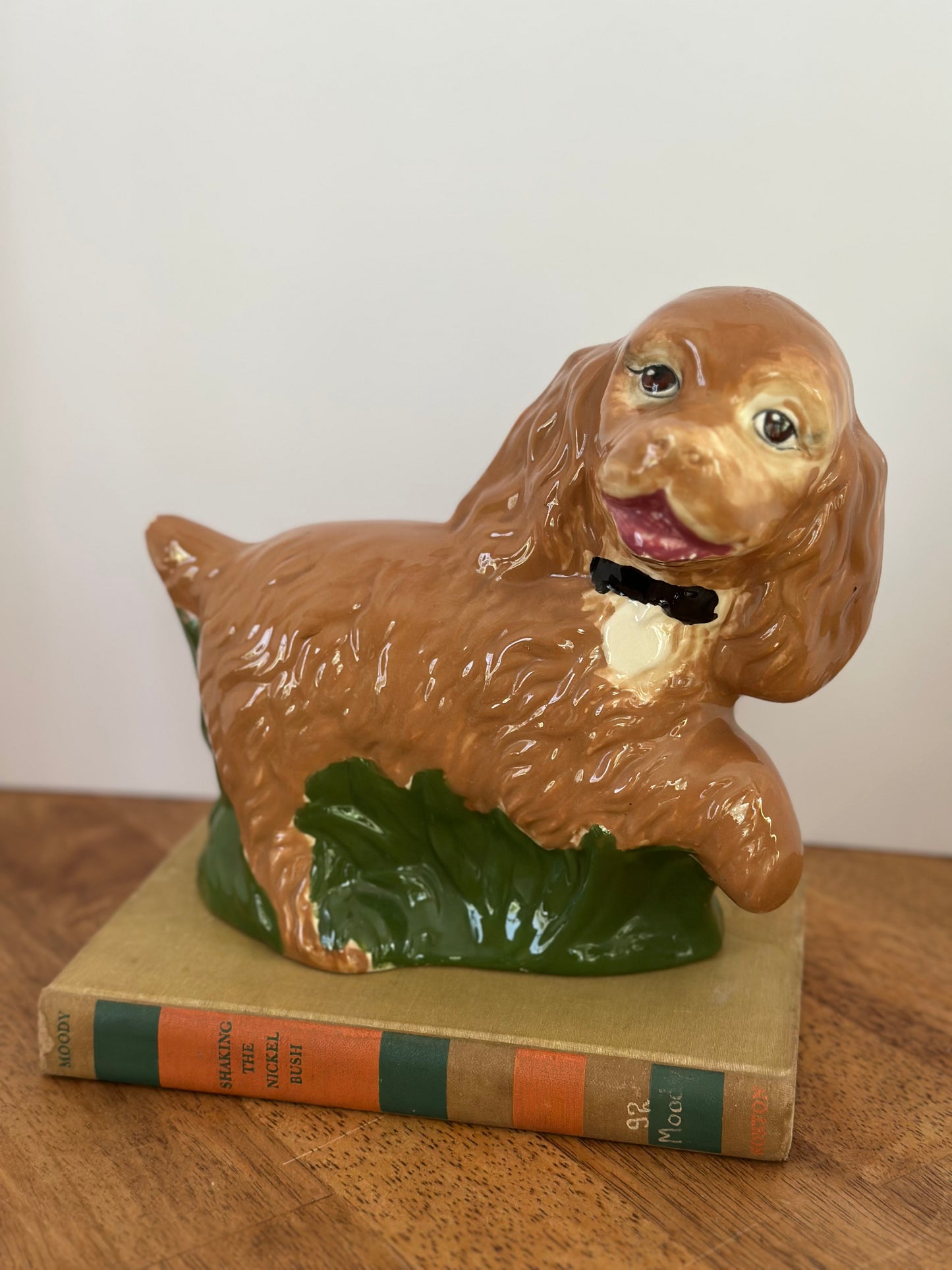 Ceramic Hand Painted Dog Figurine