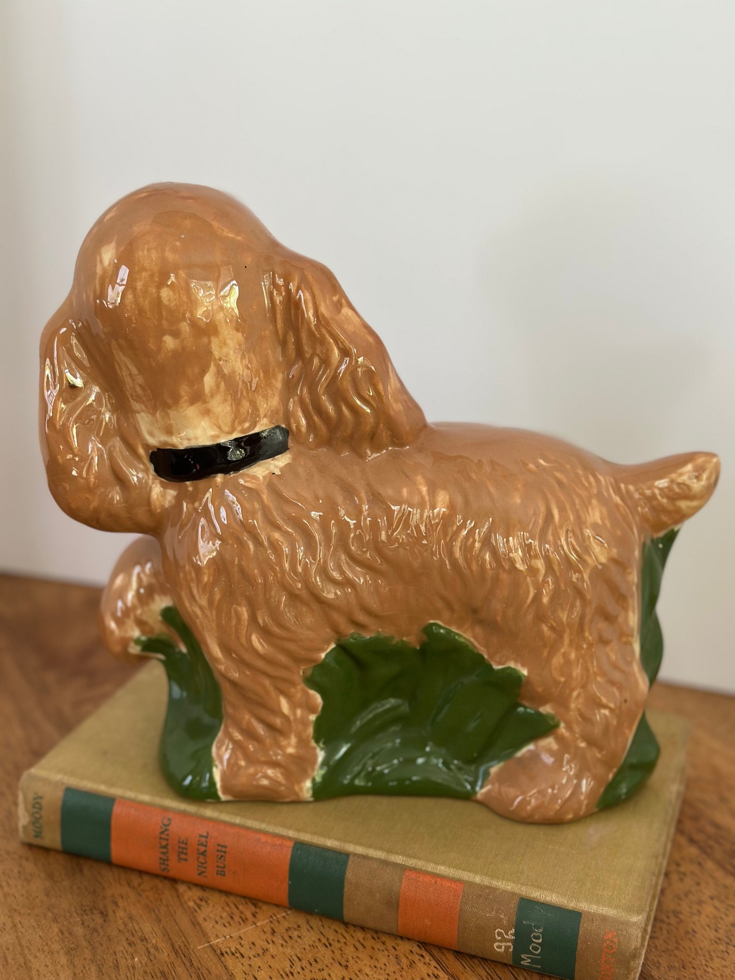 Ceramic Hand Painted Dog Figurine