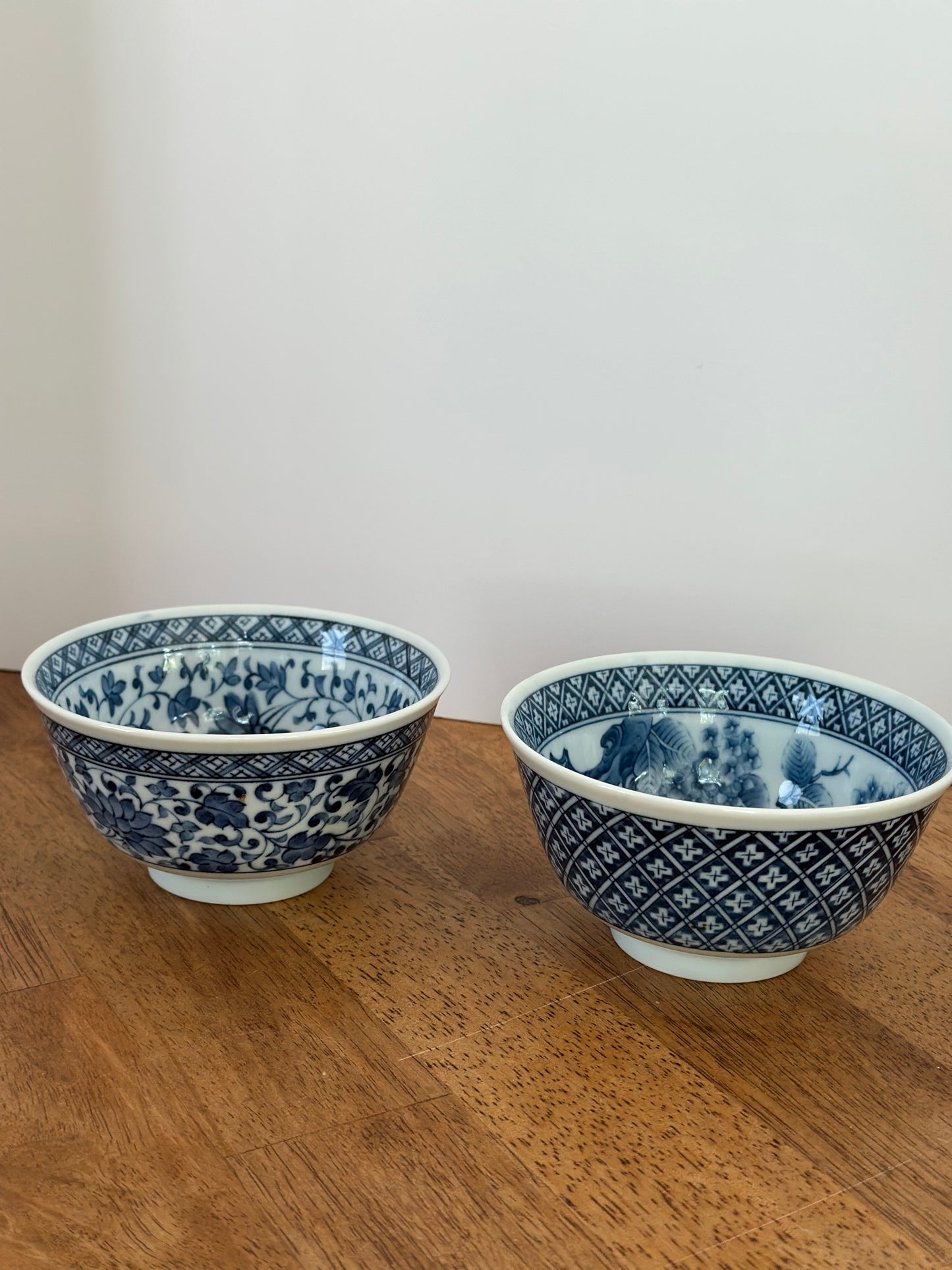 Blue and White Rice Bowls (2)