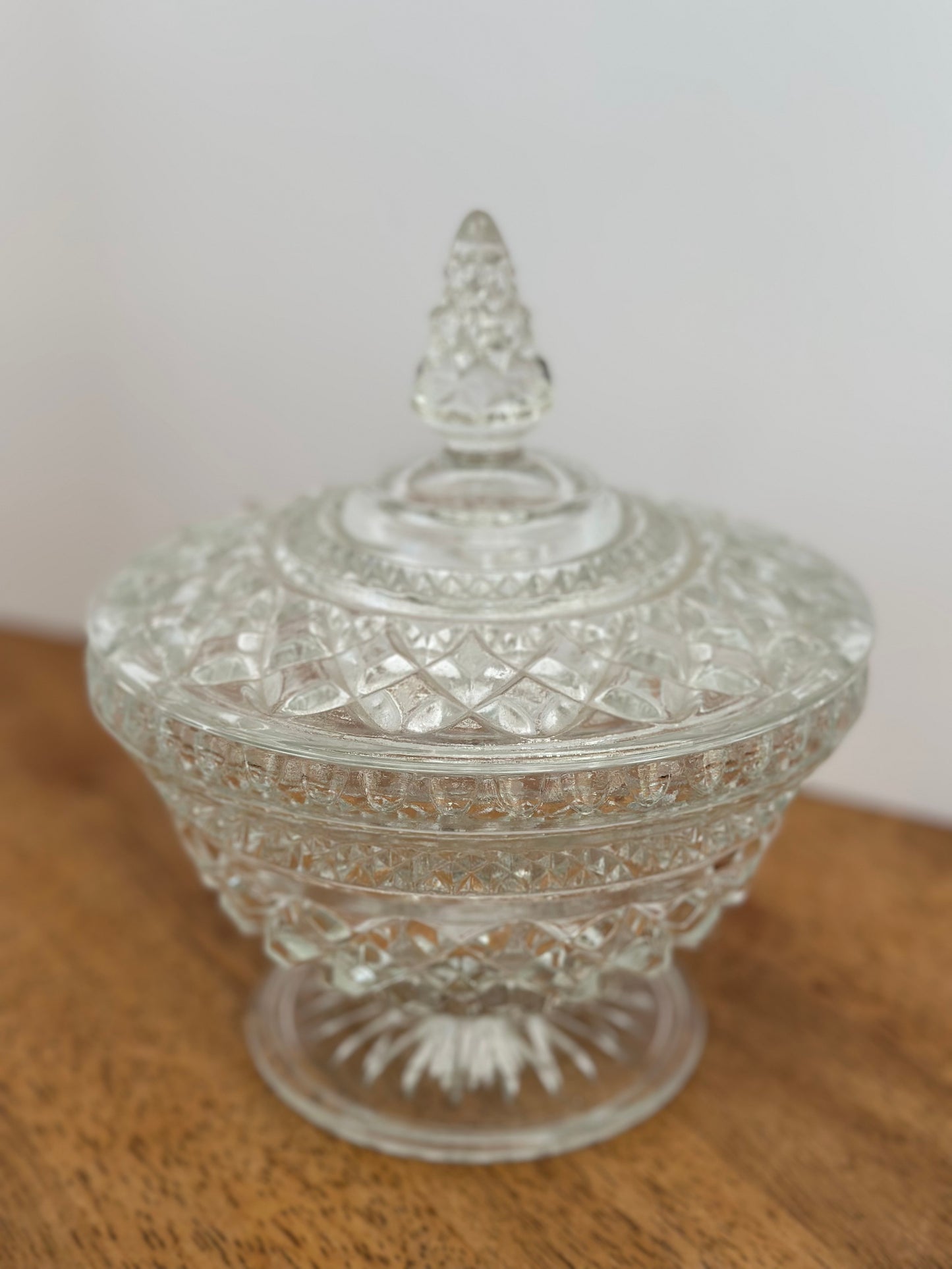 Anchor Hocking Wexford Glass Candy Dish