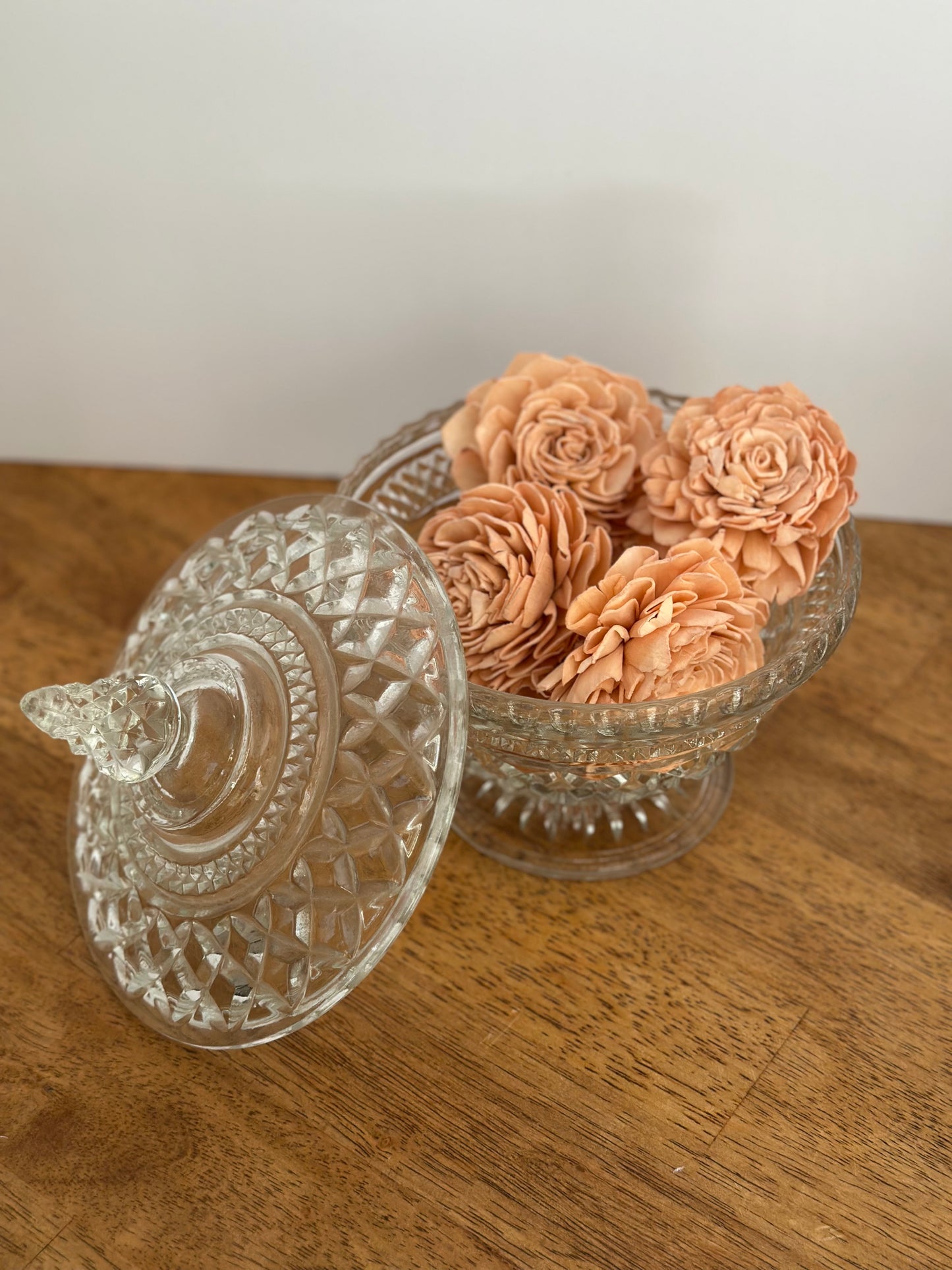 Anchor Hocking Wexford Glass Candy Dish