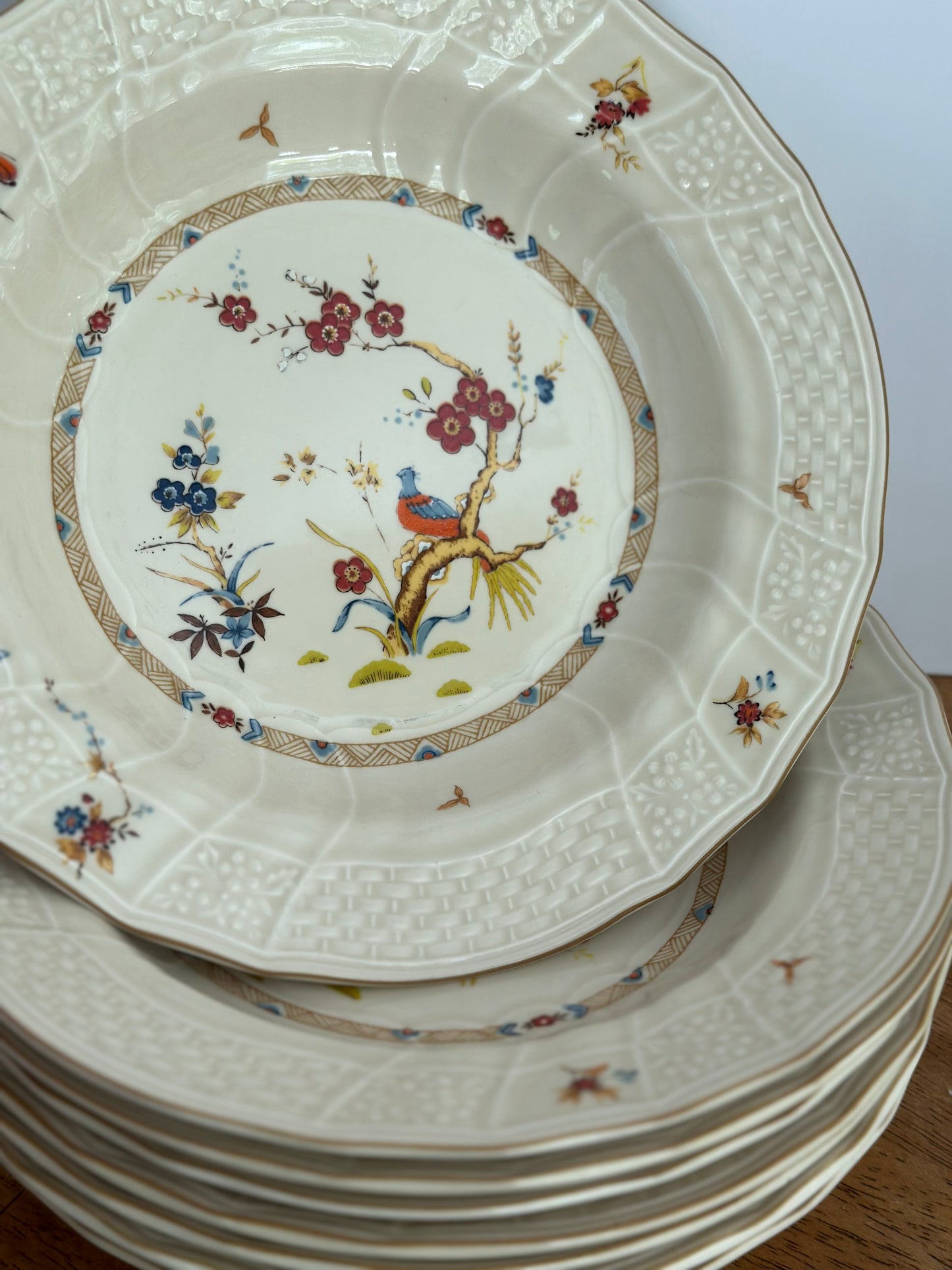 Mikasa Shangri-La Fine Ivory Soup Bowls (8)