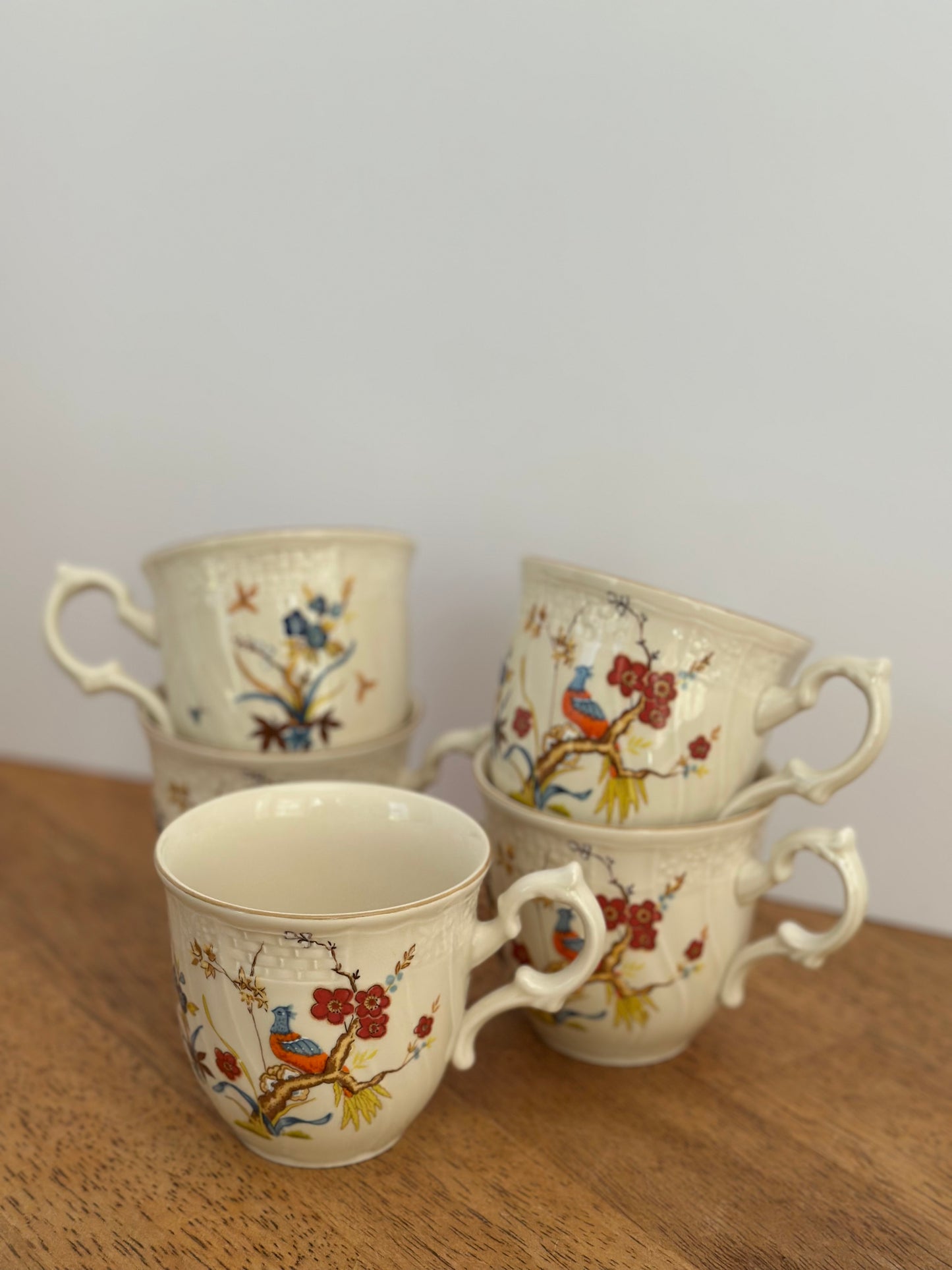Mikasa Shangri-la Ivory Teacups (5)