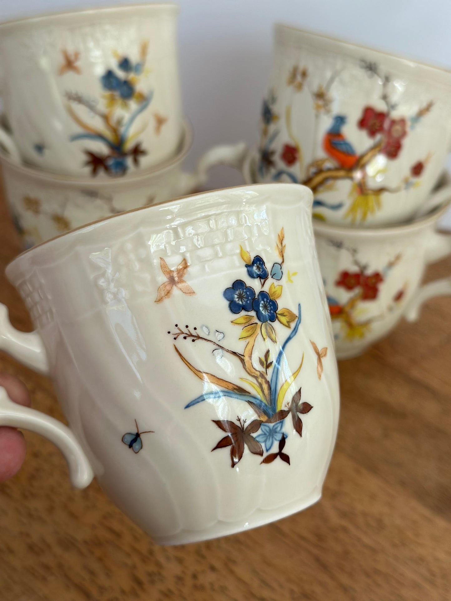 Mikasa Shangri-la Ivory Teacups (5)