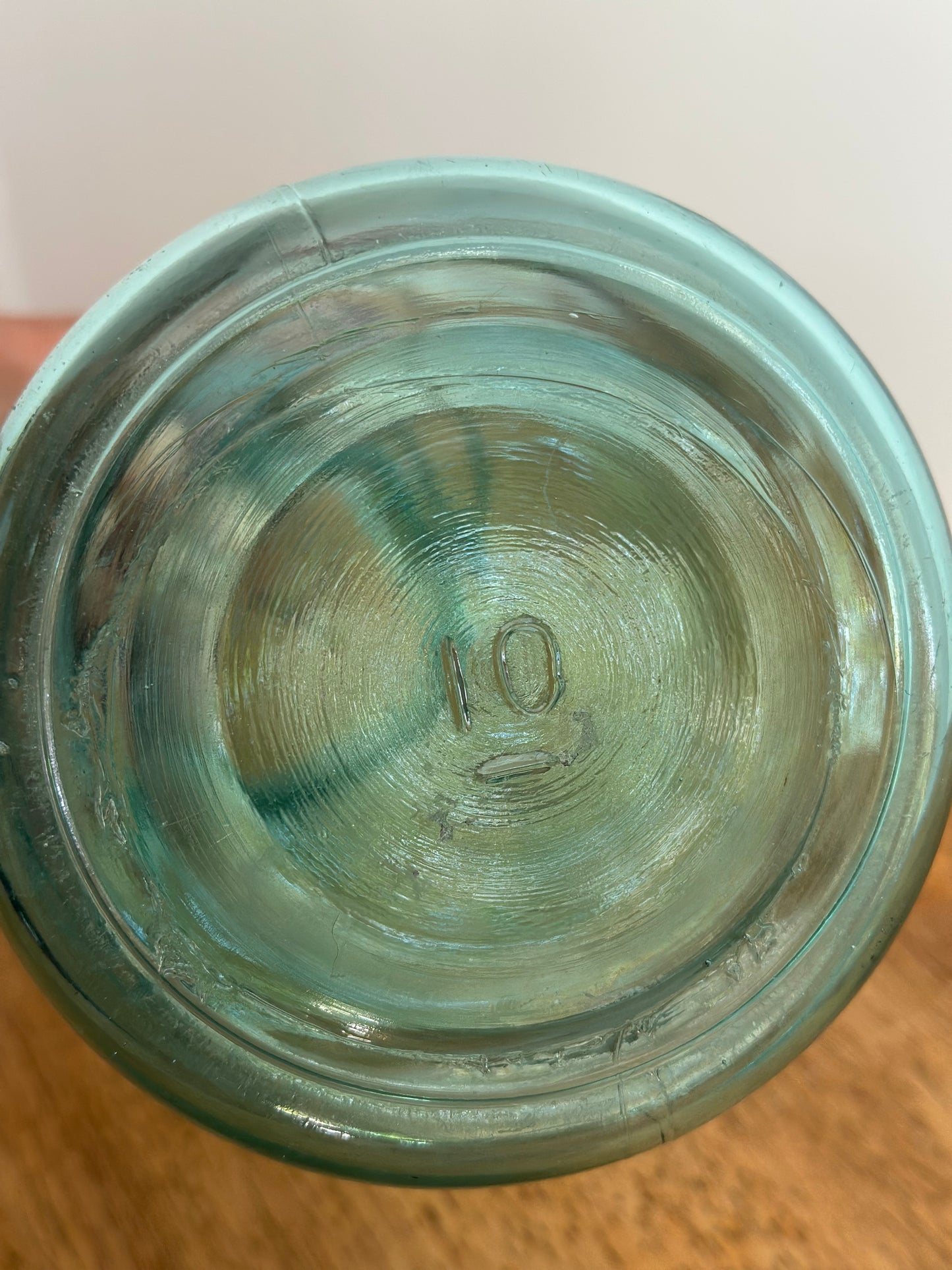 Vintage Blue Canning Jars (2)