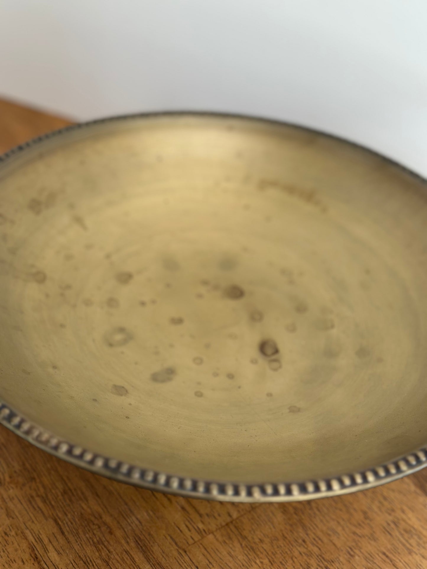 Gold Metal Footed Bowl