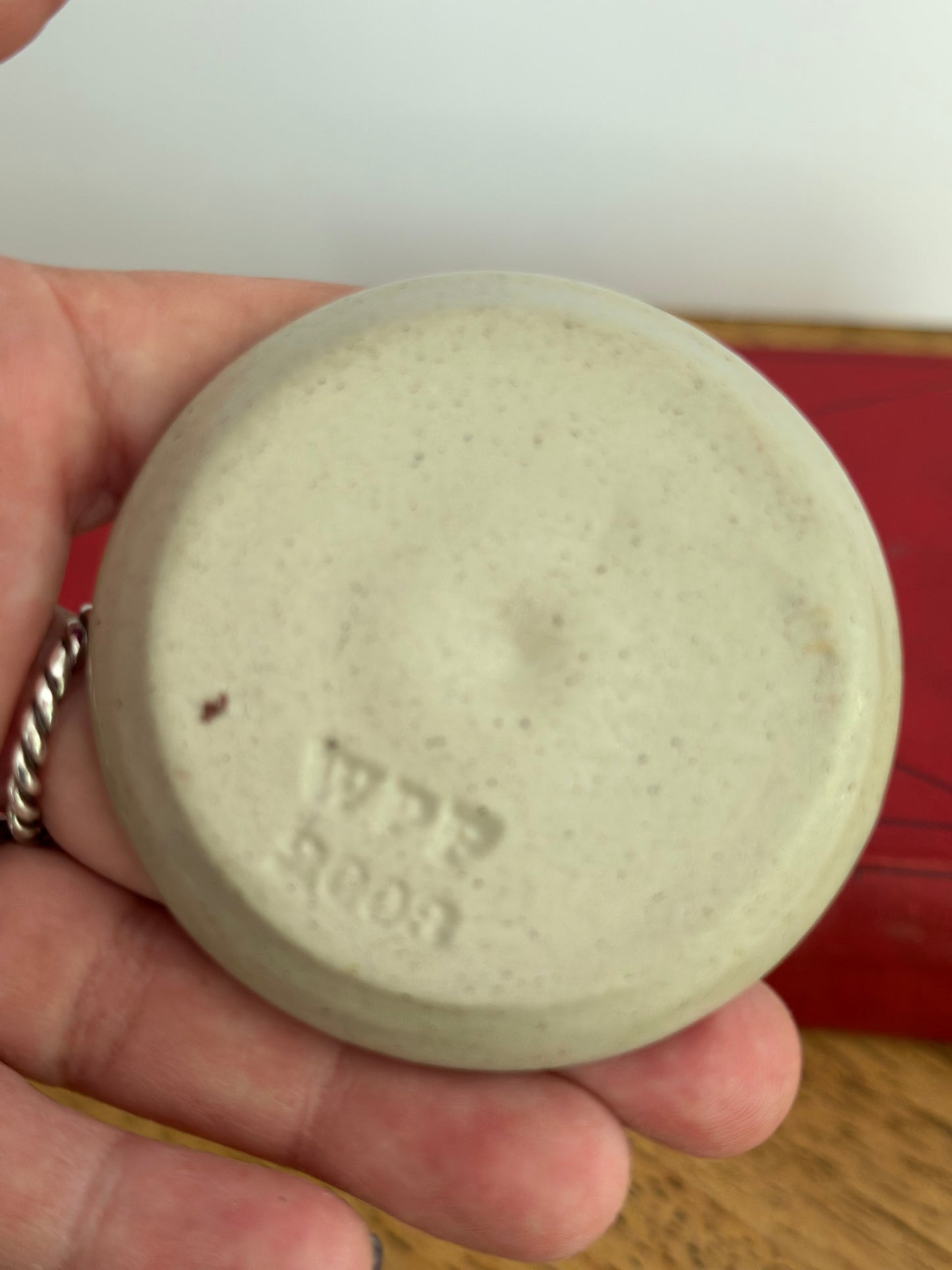 Williamsburg Pottery Salt Glazed Taper Candle Holder