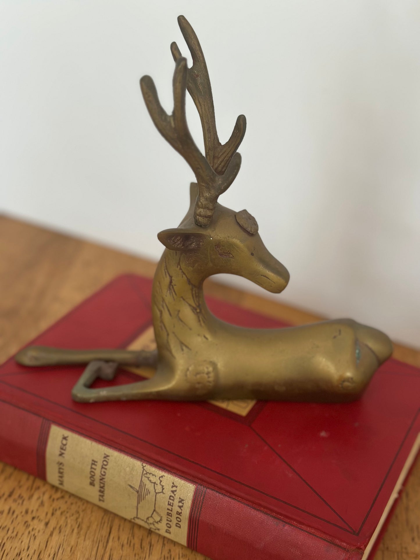 Vintage Brass Deer Figurine