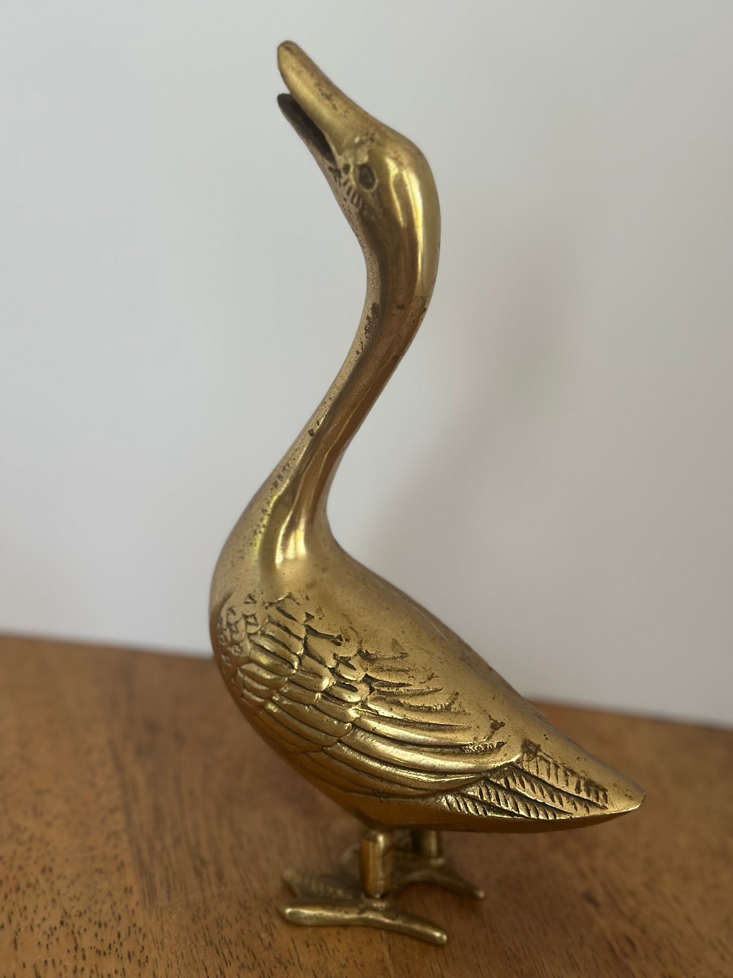 Brass Goose Duck Figurine