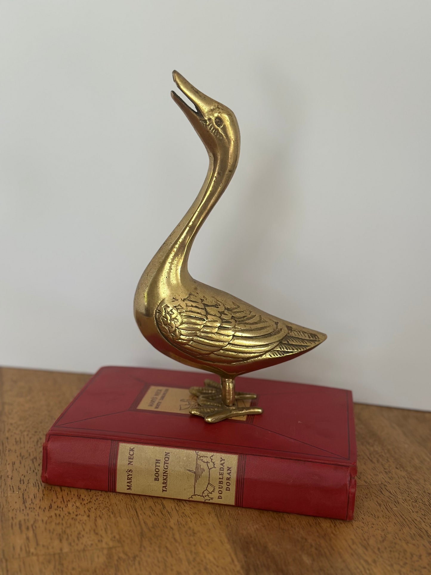 Brass Goose Duck Figurine