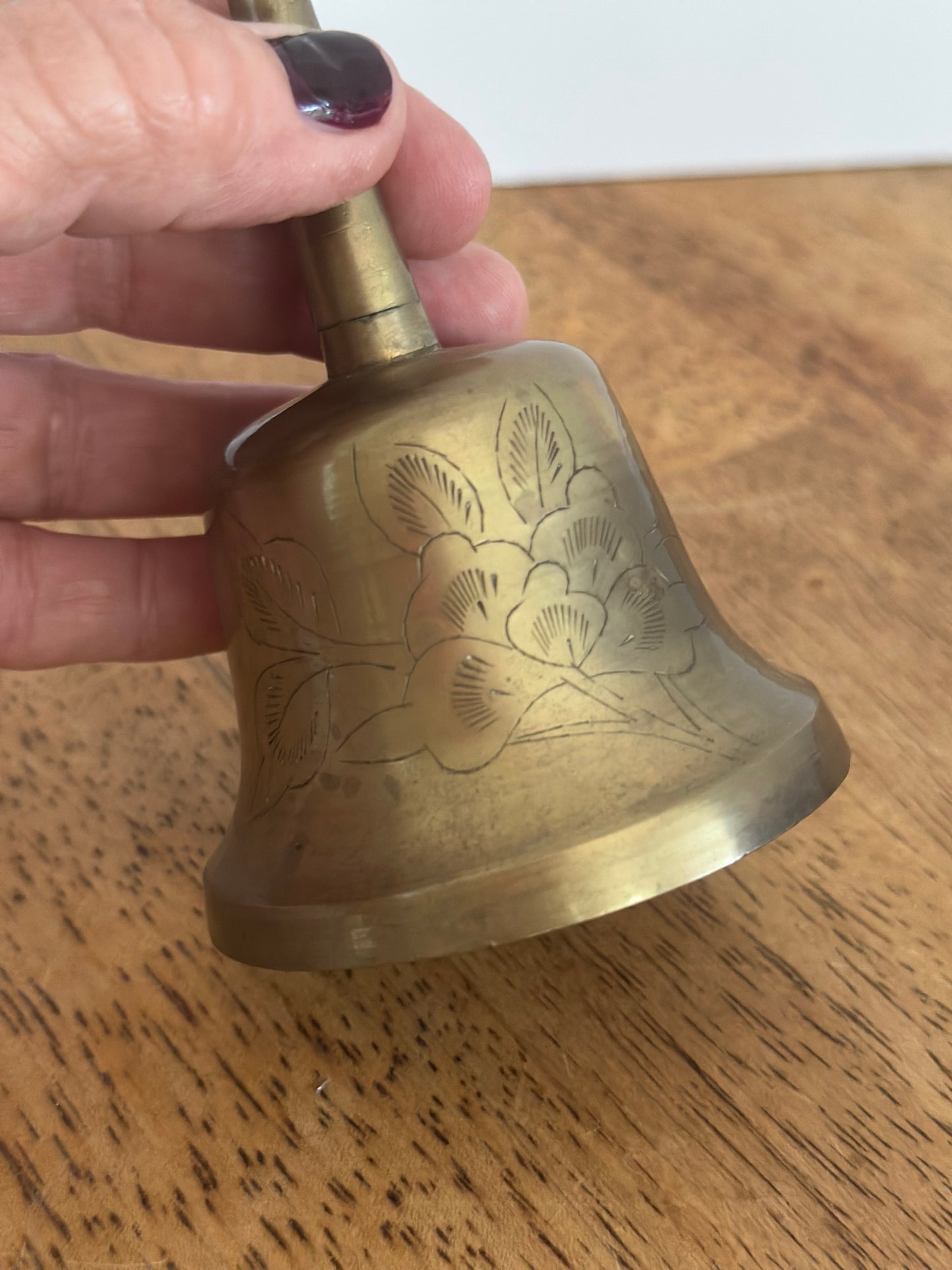 Vintage Brass Dinner Bell
