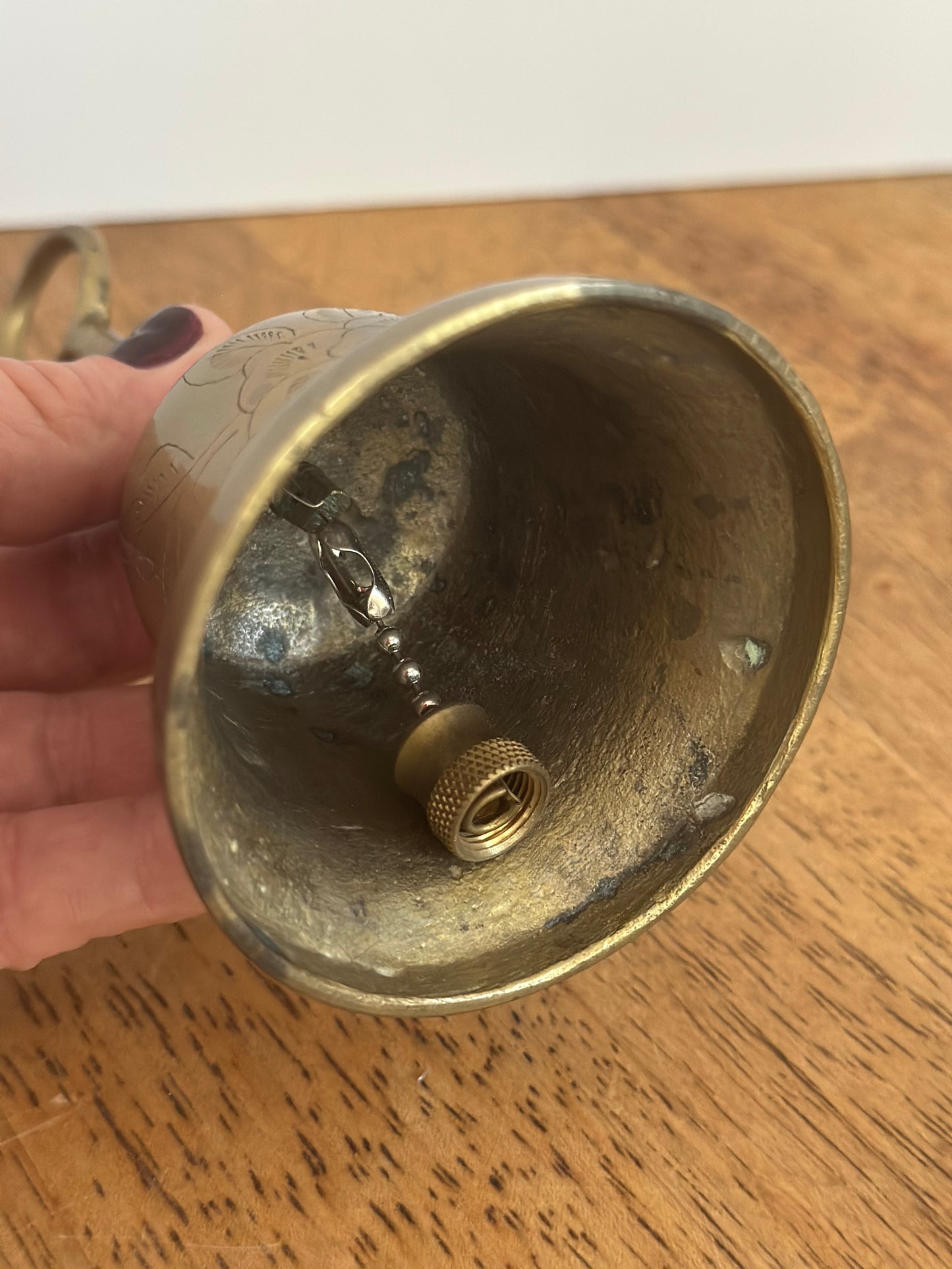 Vintage Brass Dinner Bell