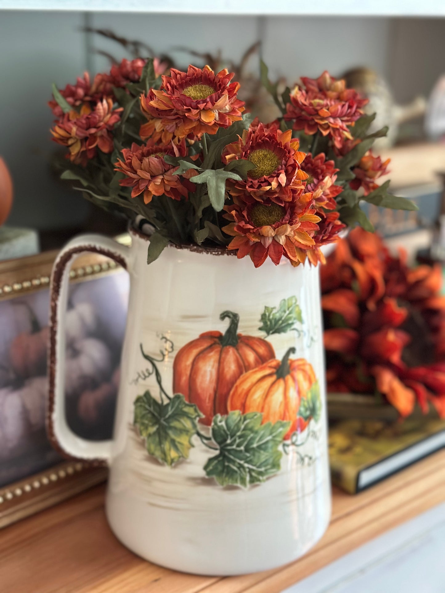 Fall Pumpkin Water Pitcher