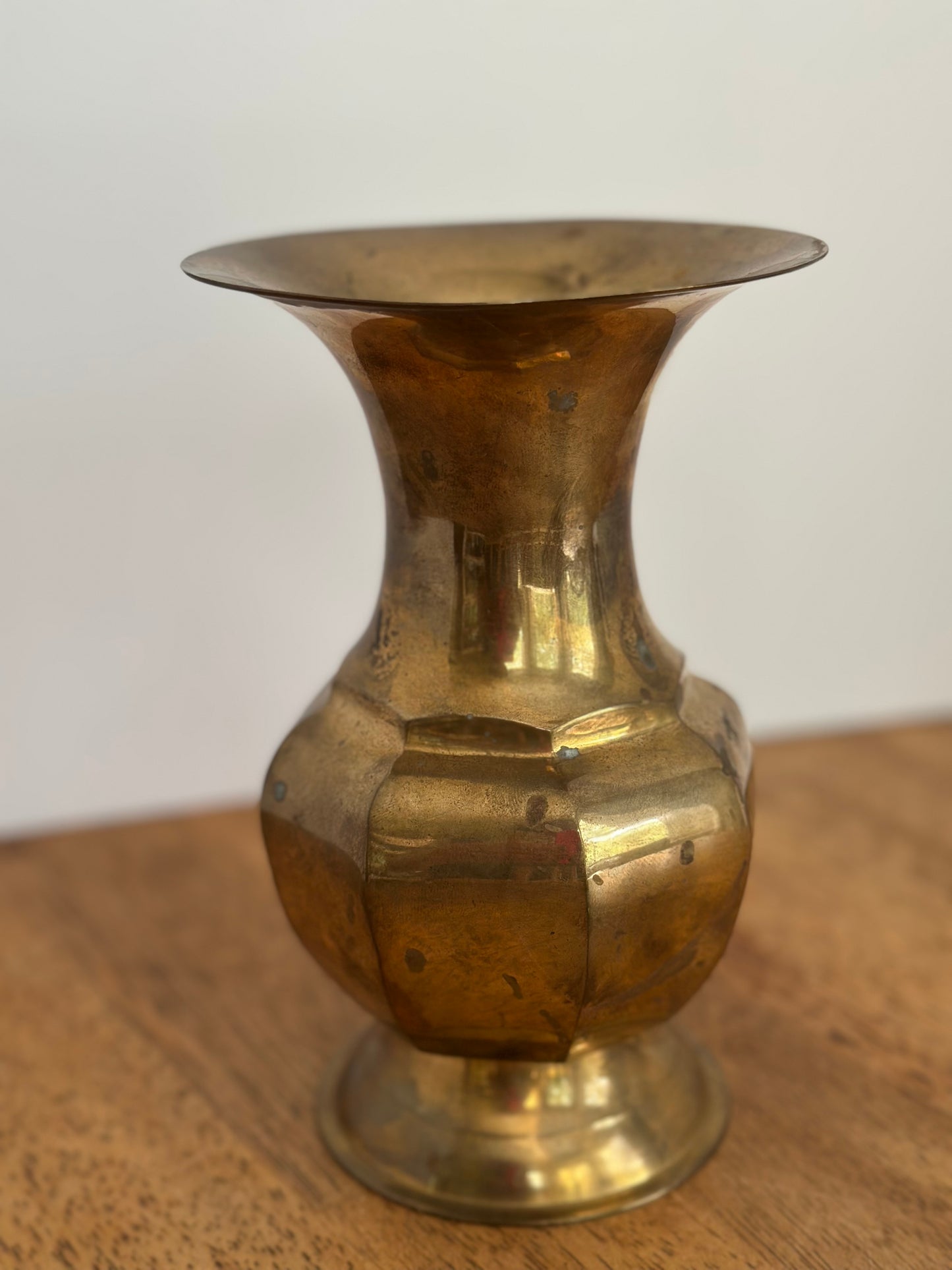 Vintage Brass Pitcher/Vase 7"