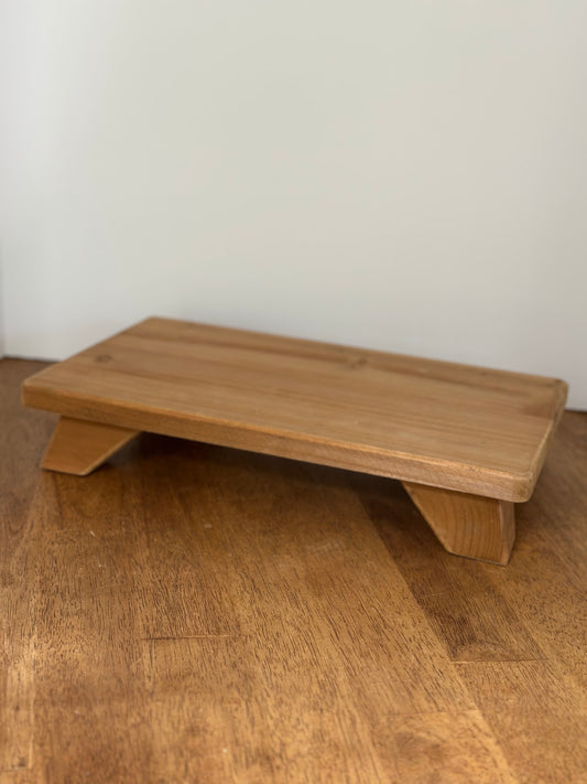 Natural Wood Riser 15.5"
