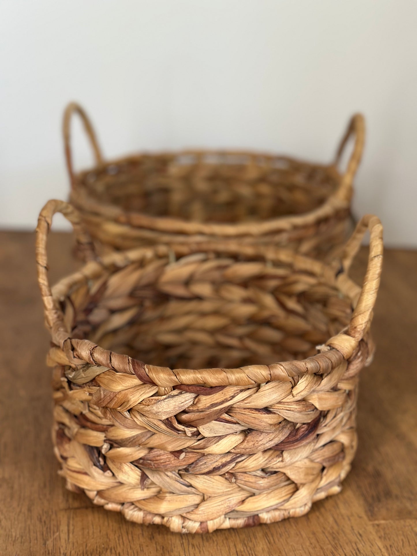 2pc Arrow Woven Baskets