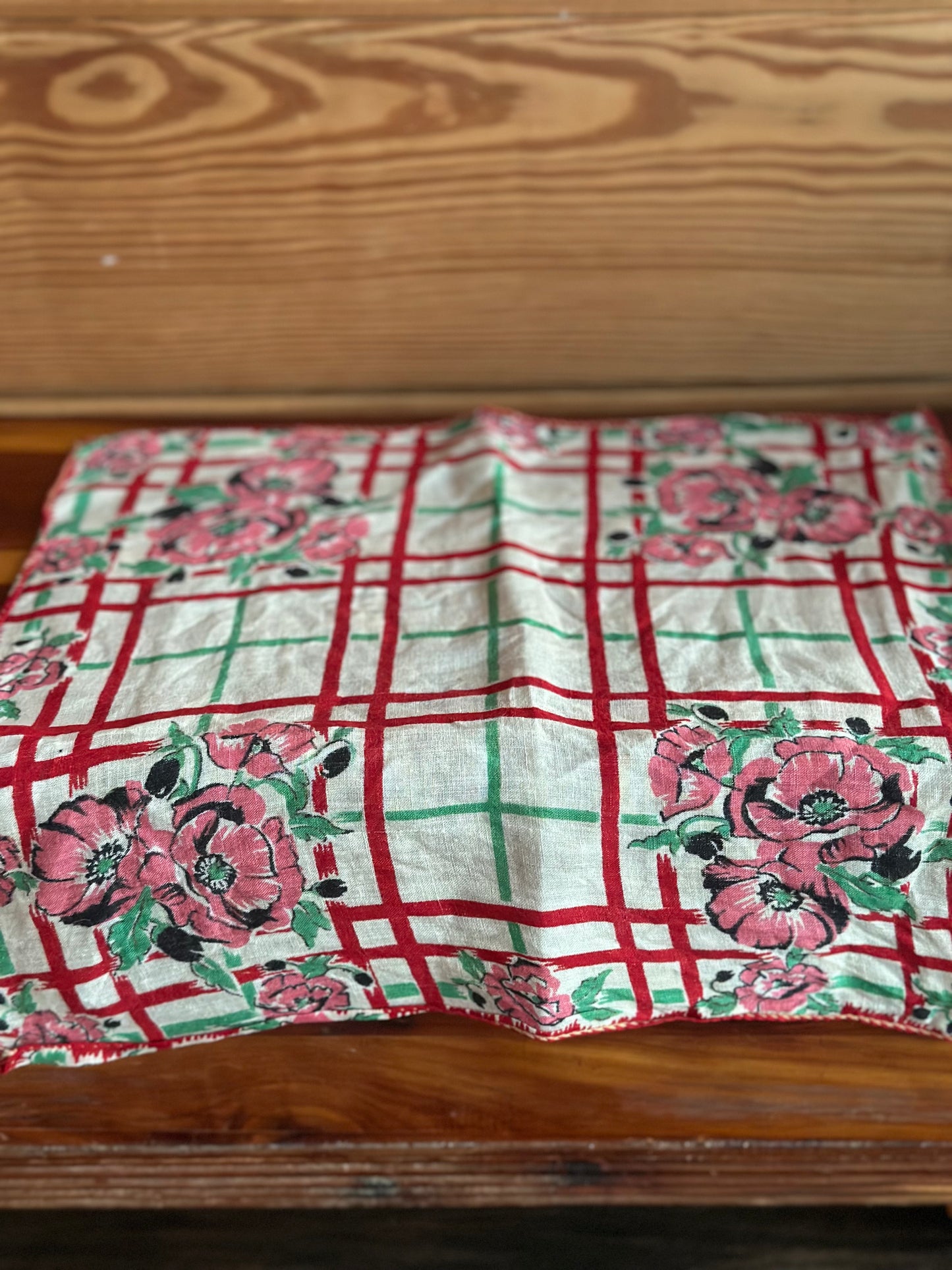 Vintage Floral Handkerchiefs - Set of 6