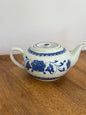 Blue & White Floral Teapot