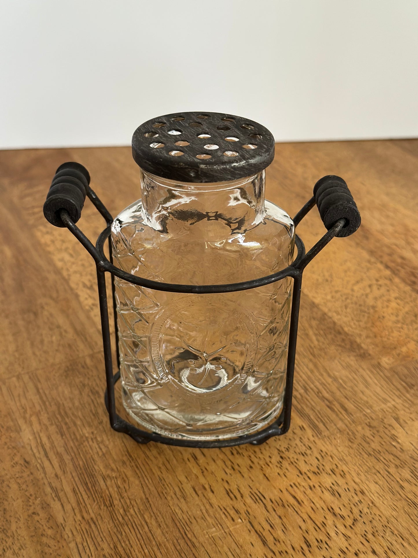Glass Flower Jar/Flower Frog Lid