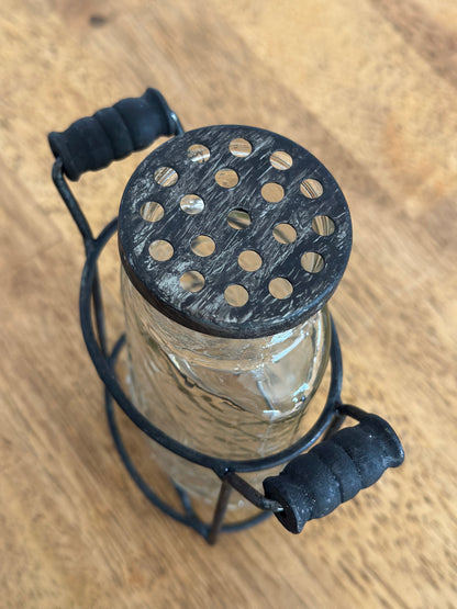 Glass Flower Jar/Flower Frog Lid