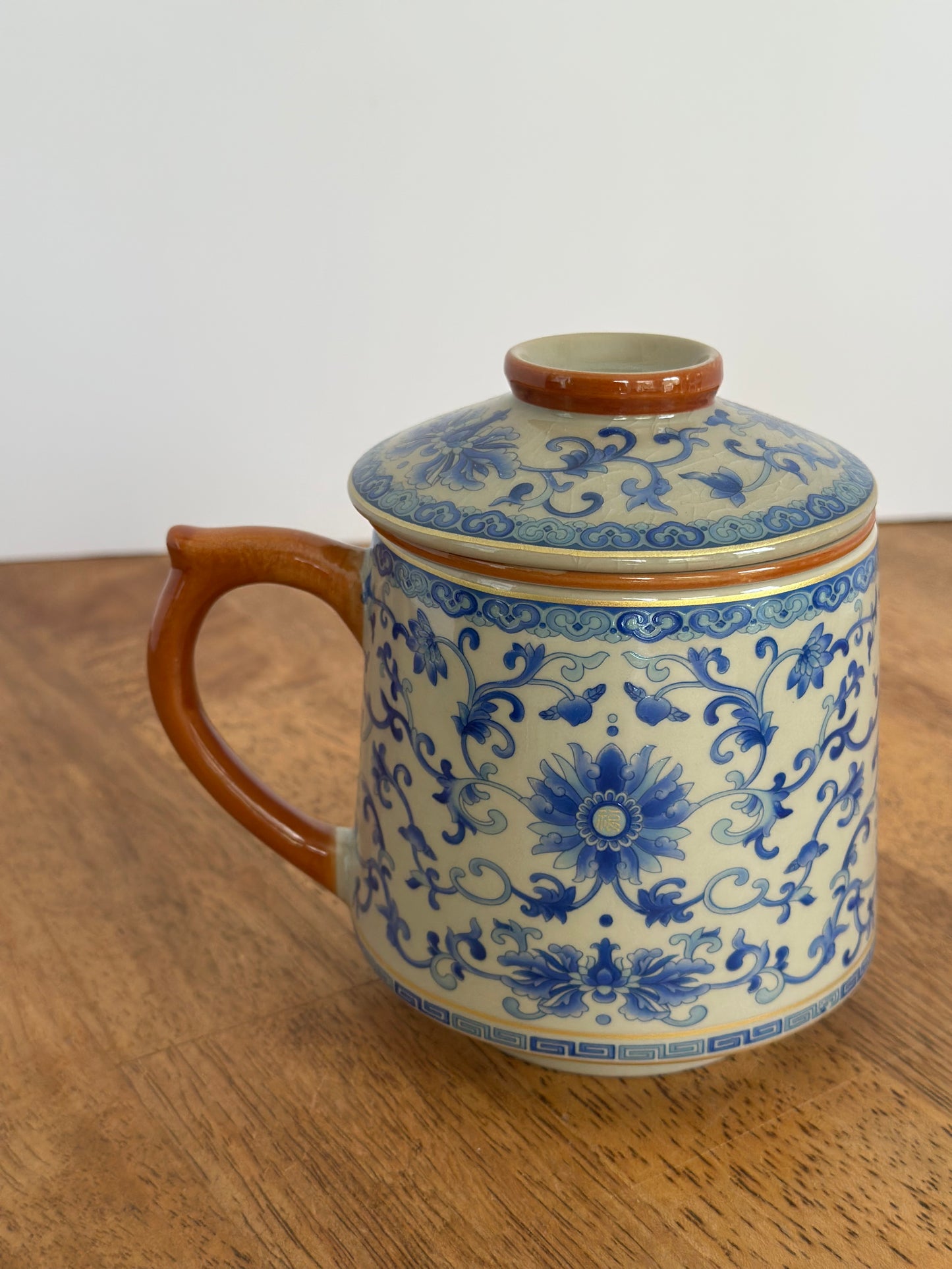 Blue & White Tea Mug