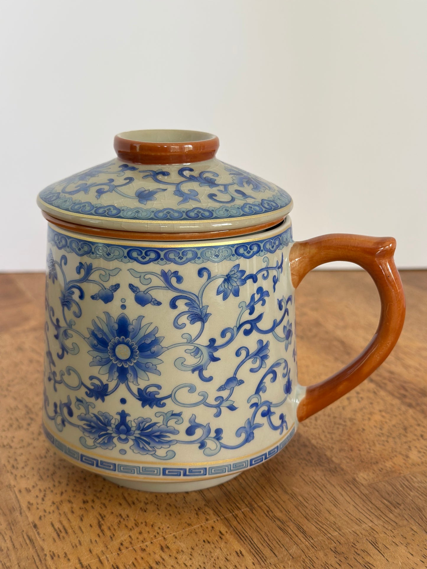 Blue & White Tea Mug